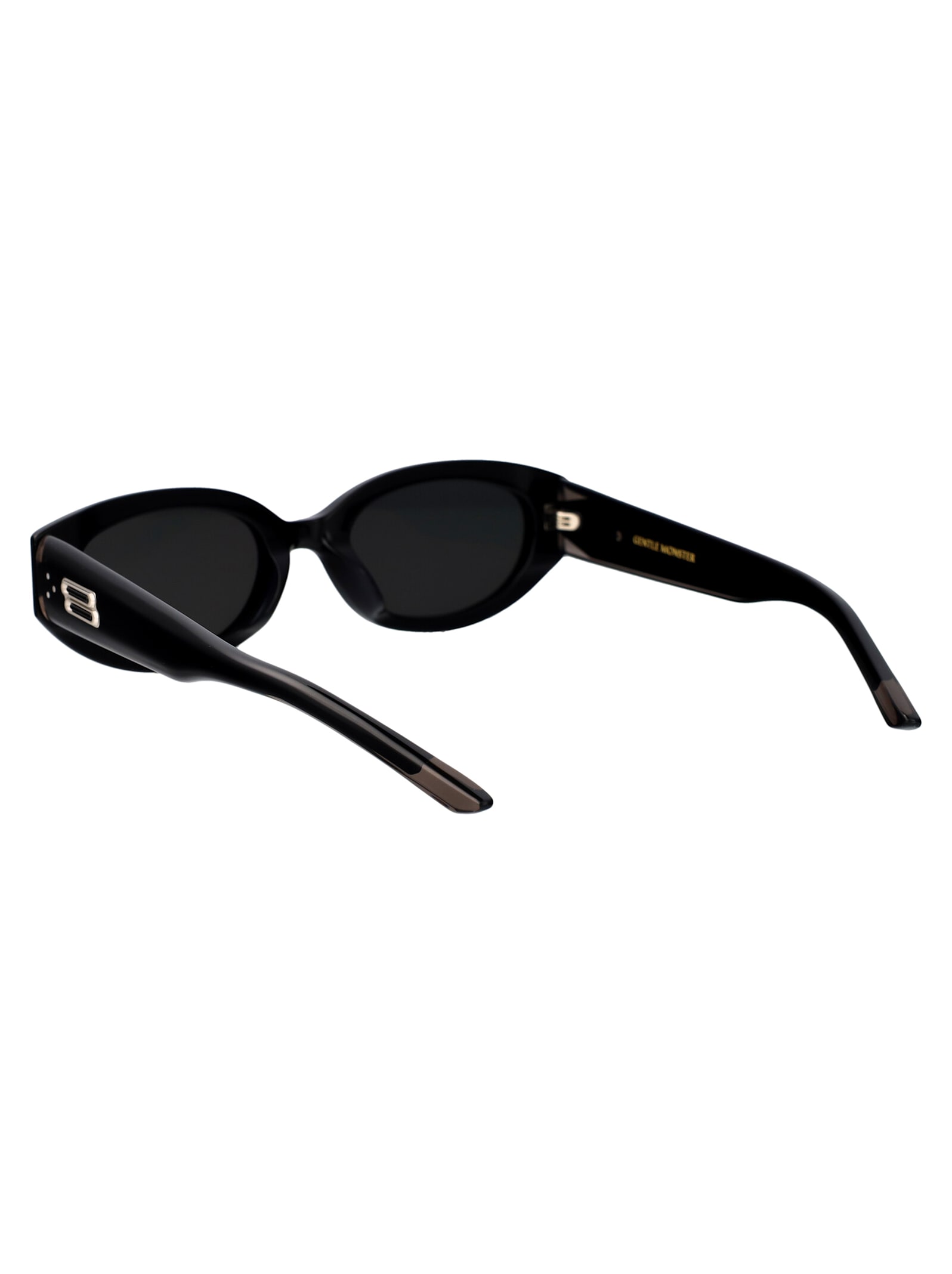 Shop Gentle Monster Void Sunglasses In 01 Black