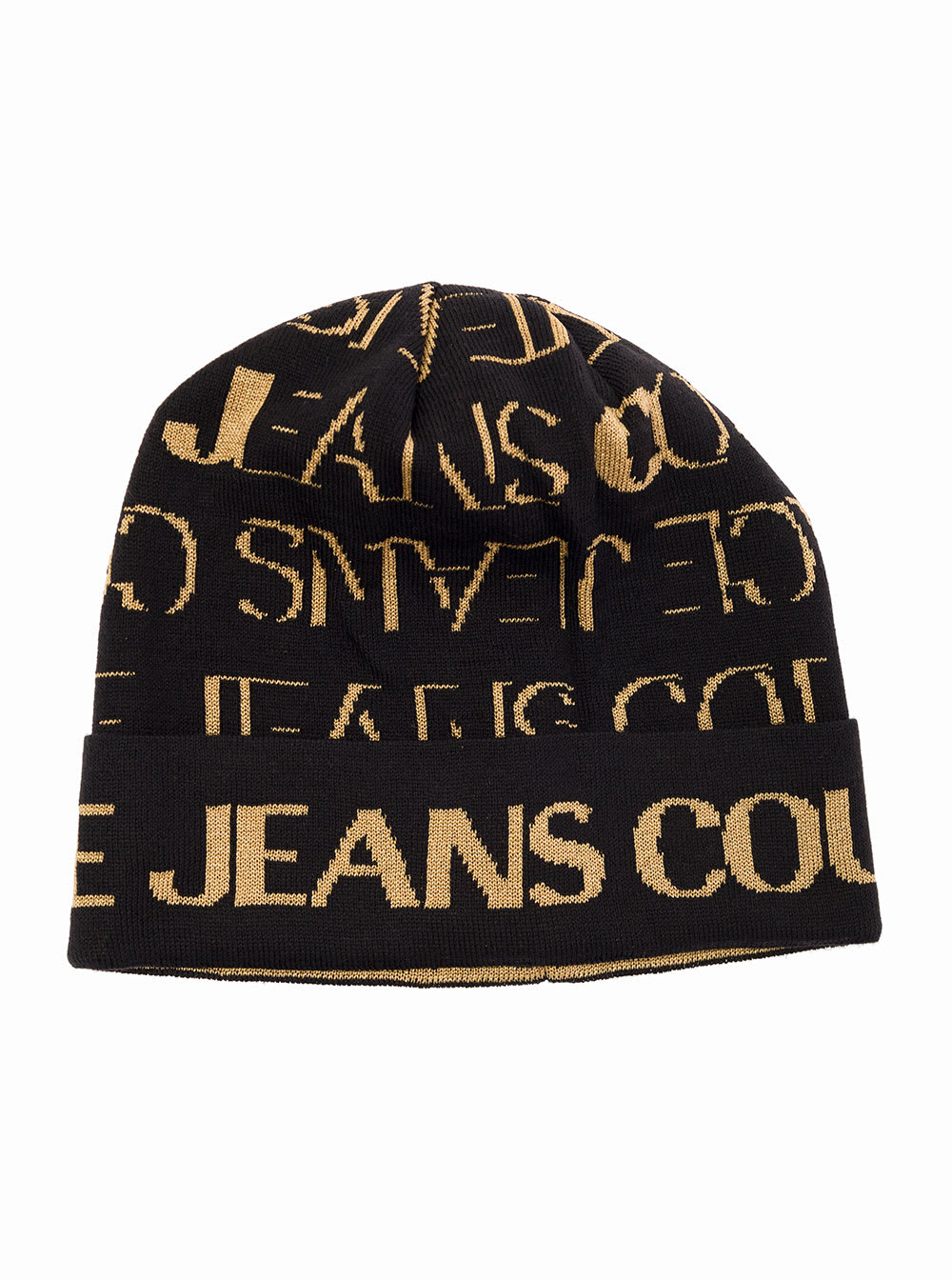 Womans Wool Blend Hat With Logo Print Versace
