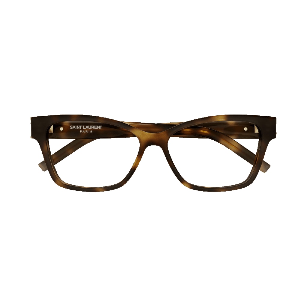 Shop Saint Laurent Sl M116 002 Glasses In Tartarugato