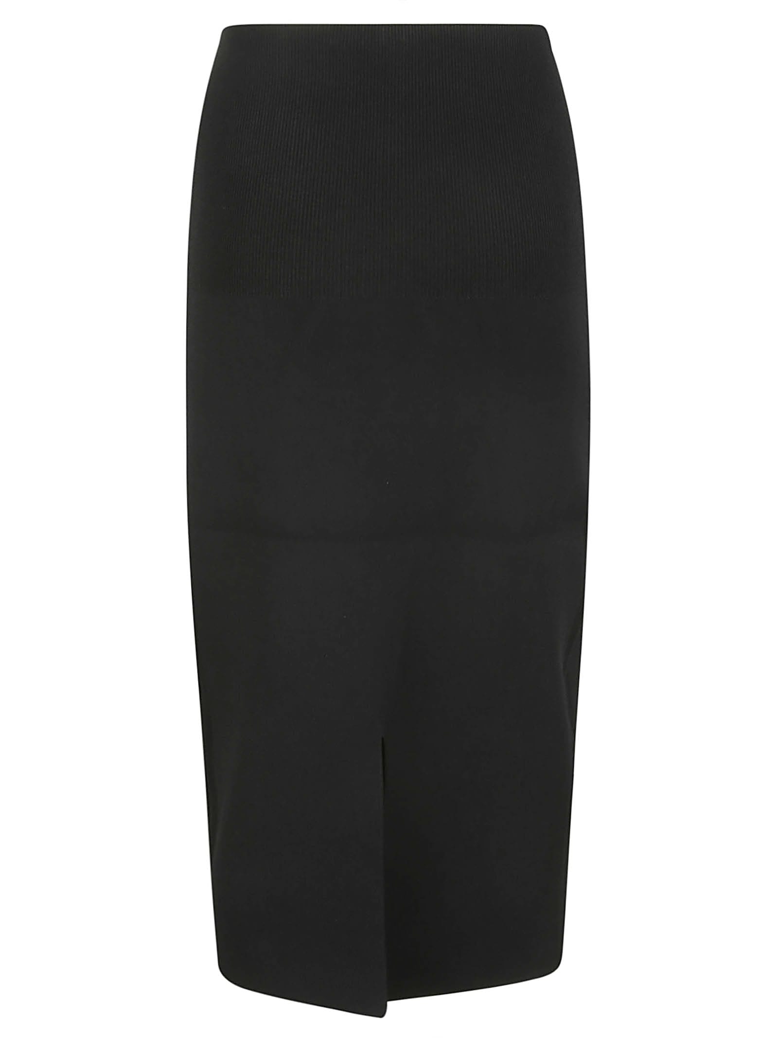 Shop Victoria Beckham Fitted Skirt In 1