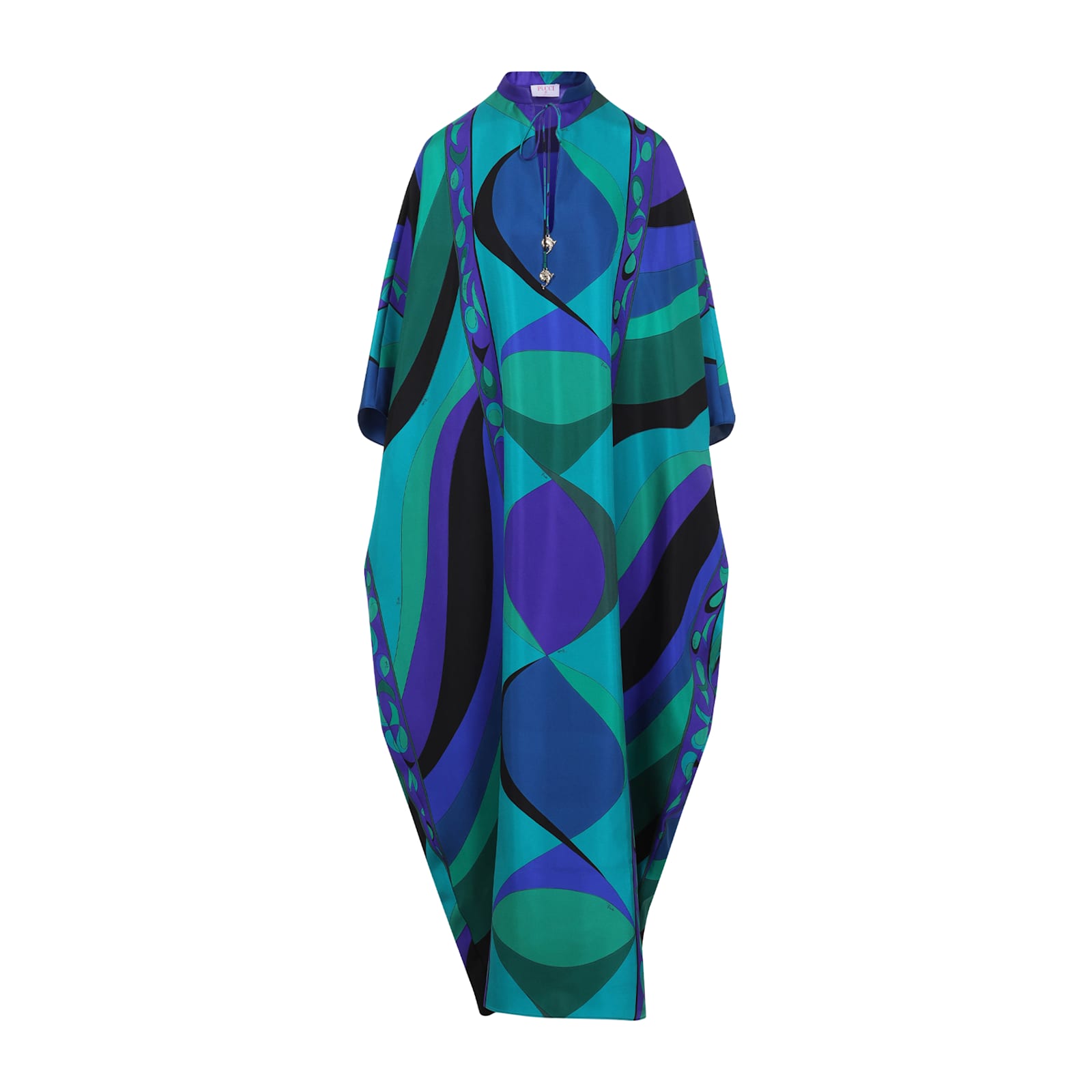 Pucci Pesci Print Maxi Kaftan