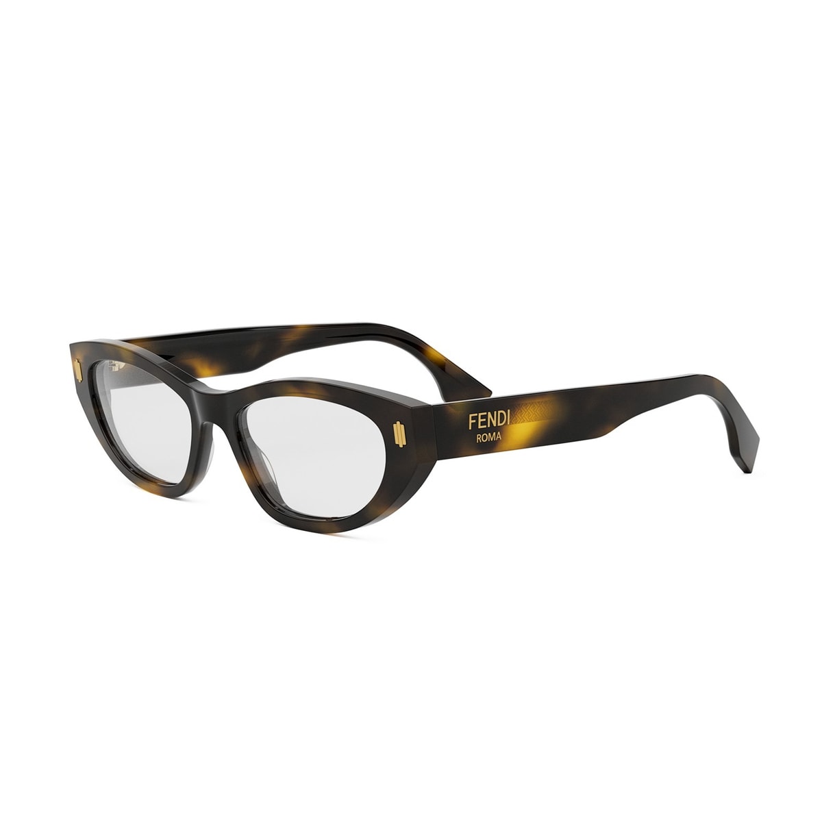 Fendi Roma Eyeglasses In Brown