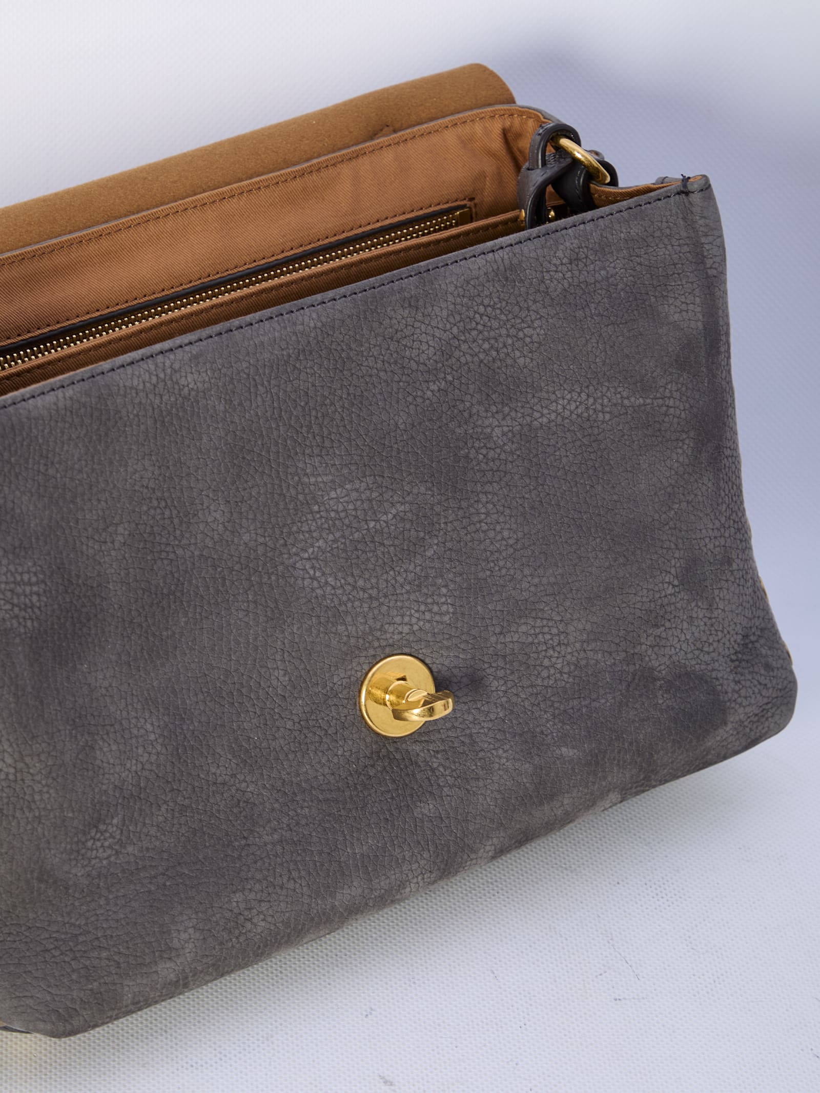 Shop Zanellato Postina Jones S Bag In Grey