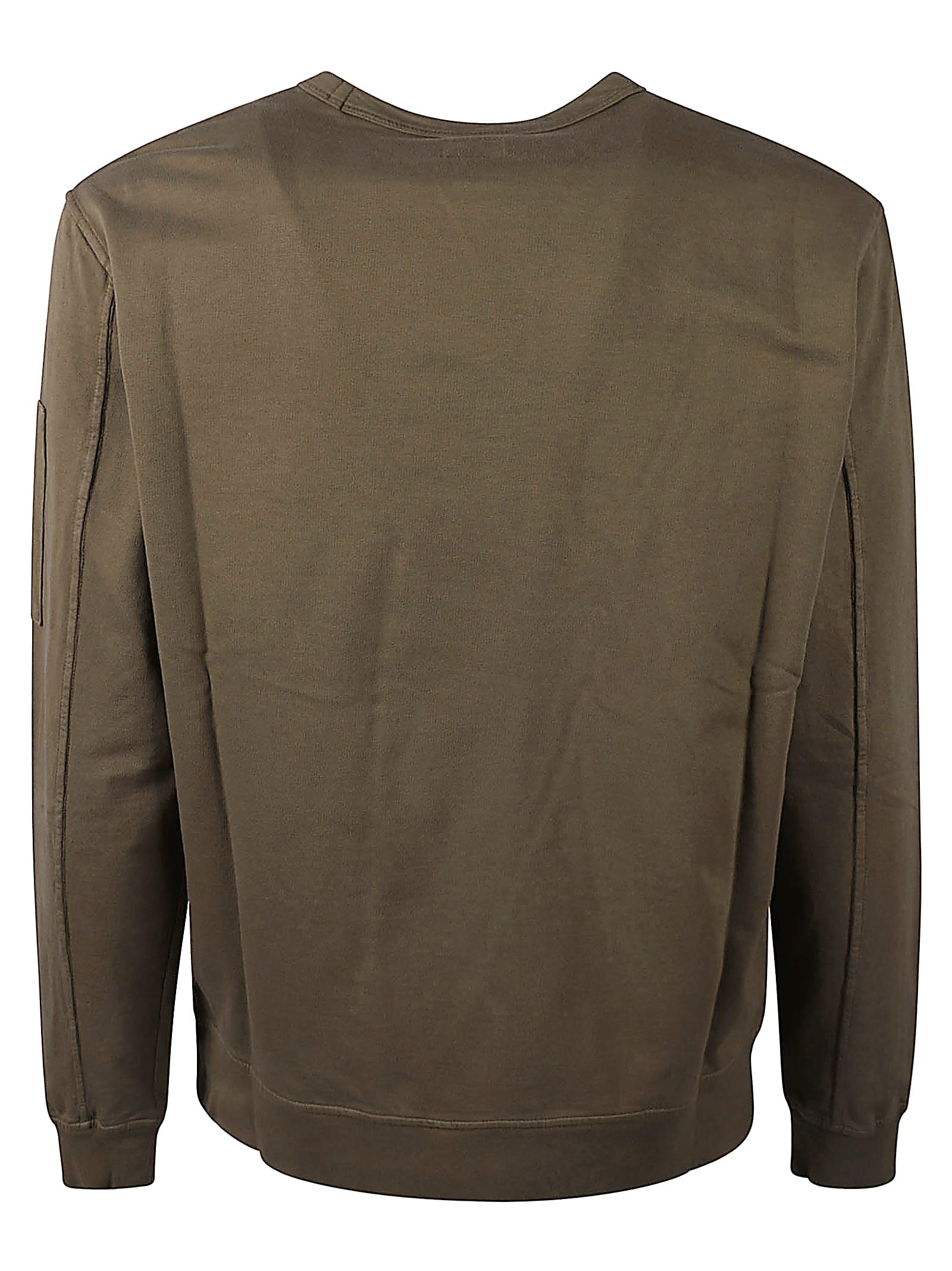 C.p. Company C.p.company Cozy Cotton Sweater For Comfort In Ivy Green