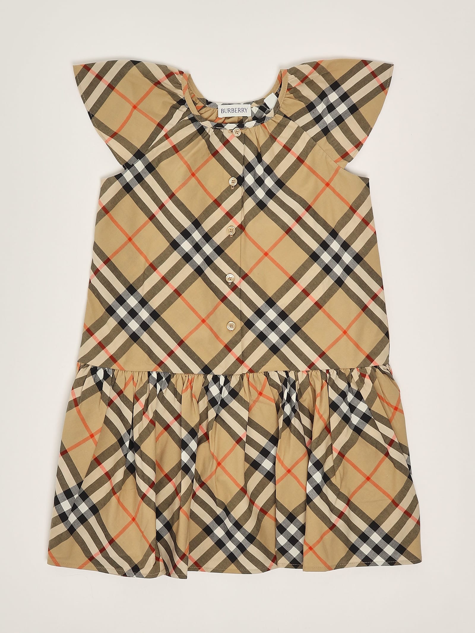 Burberry Talley Dress Dress In Brown