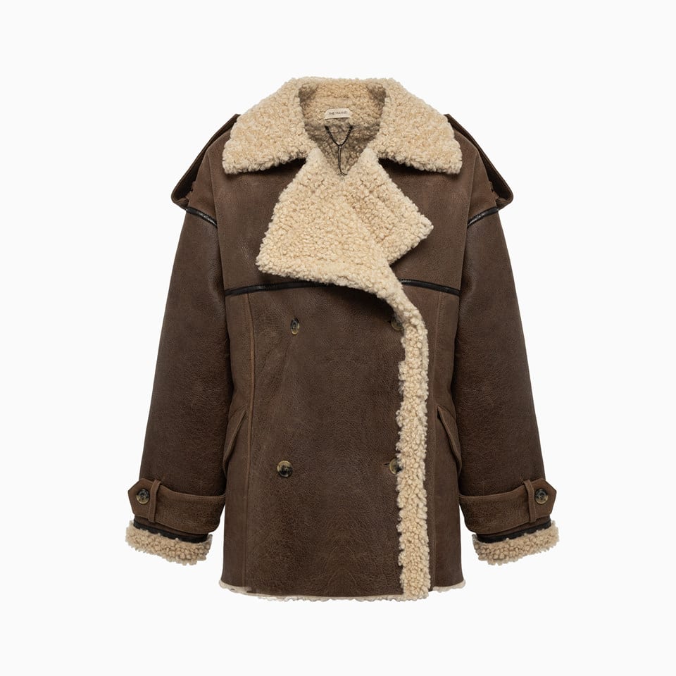 The Mannei Shearling Short Jacket