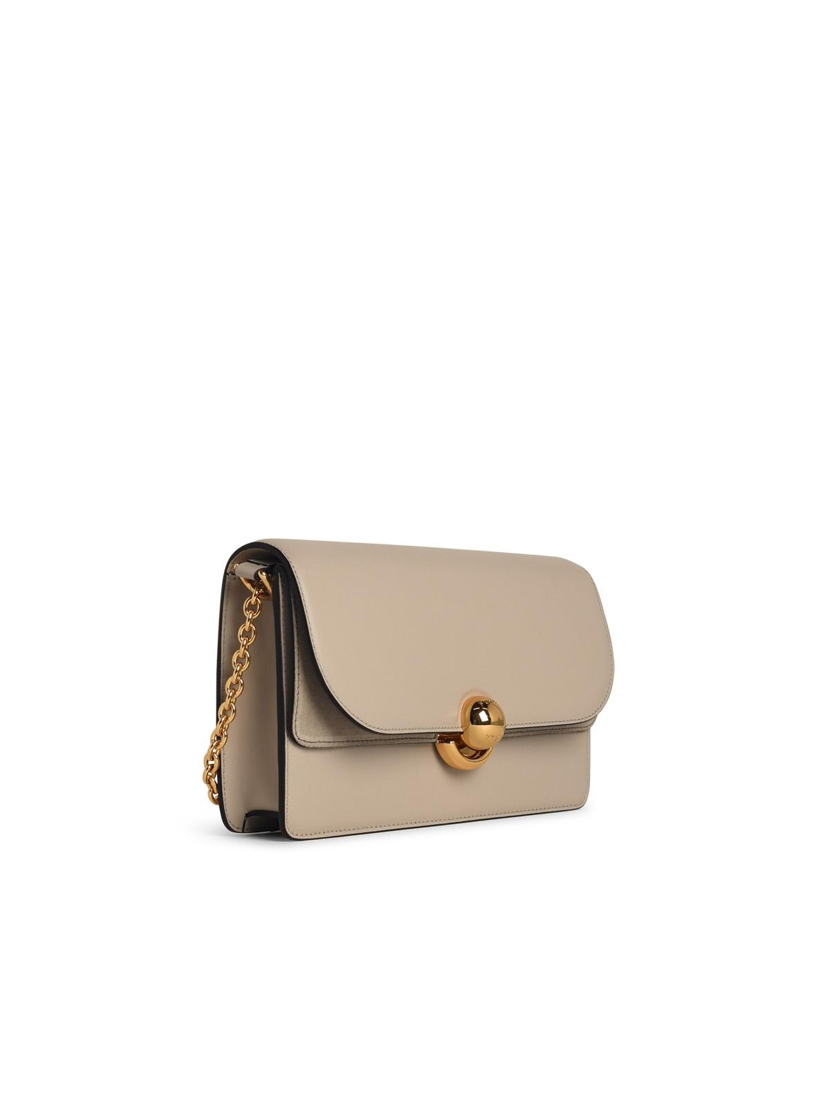 Shop Furla Leather Shoulder Strap In Yellow