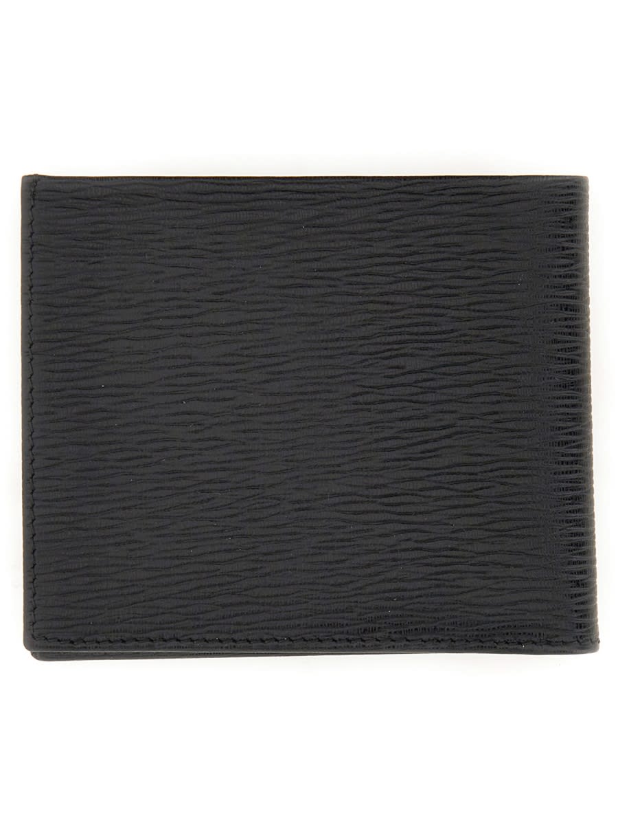 Shop Ferragamo Gancini Wallet In Black