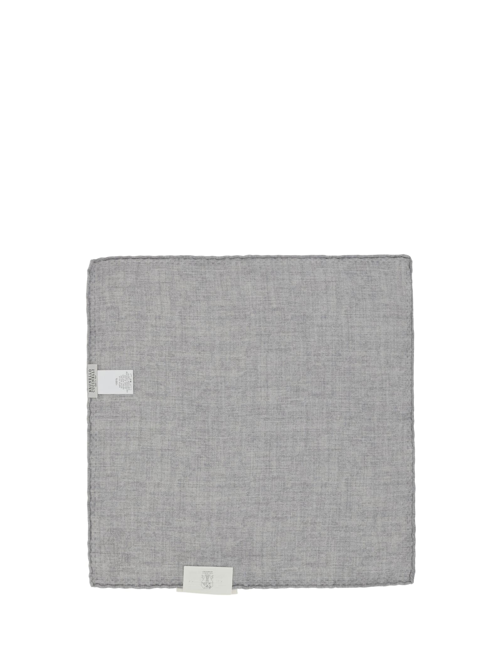 Shop Brunello Cucinelli Pocket Tissue In Grey