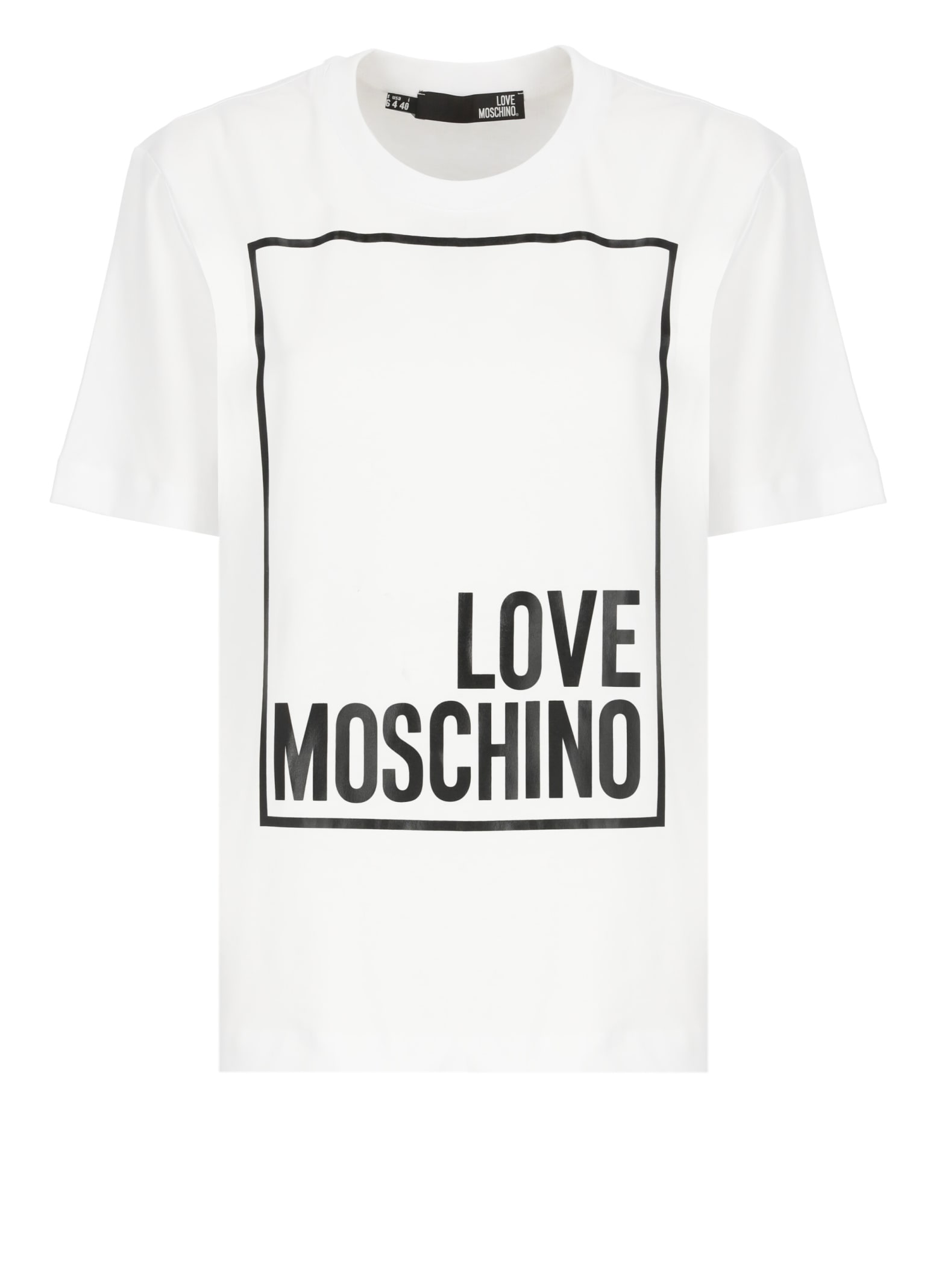 LOVE MOSCHINO T-SHIRT WITH LOGO