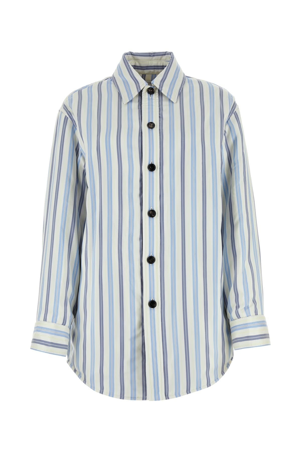 Shop Bottega Veneta Camicia In Lightblue