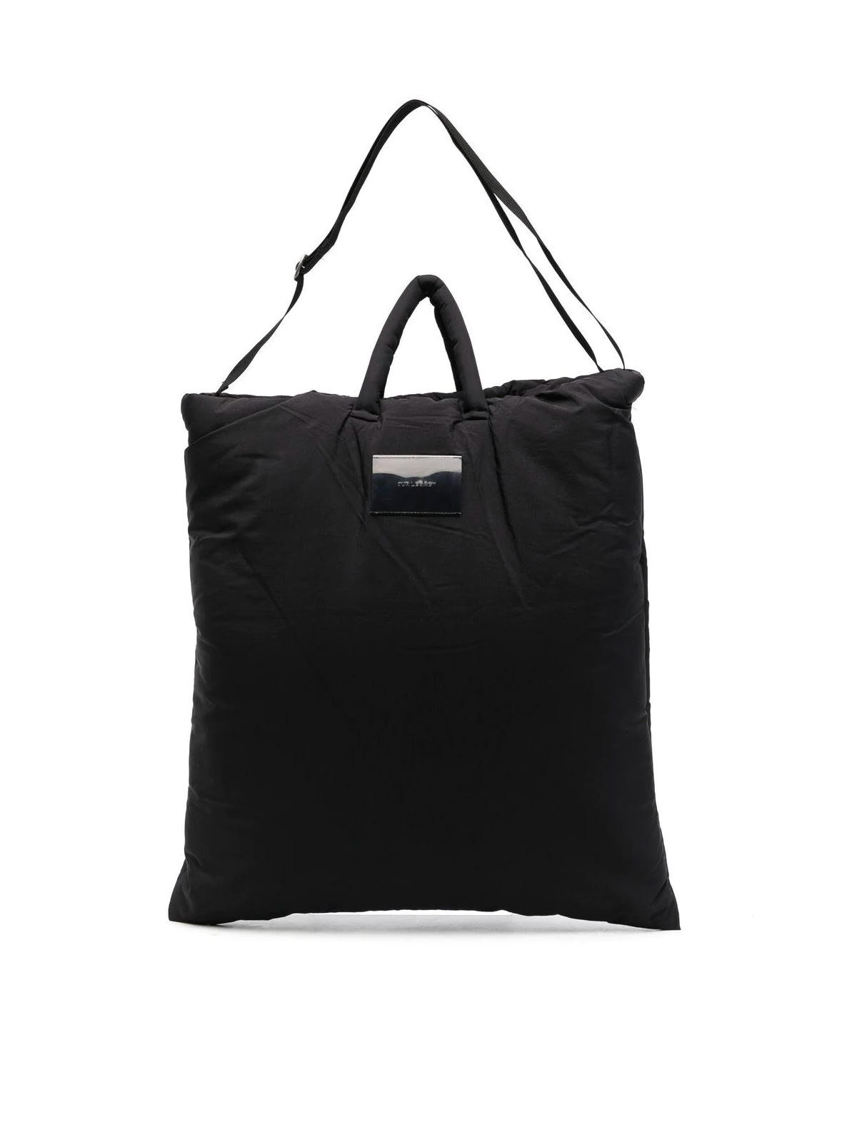 Our Legacy Big Pillow Tote In Black Surface Nylon