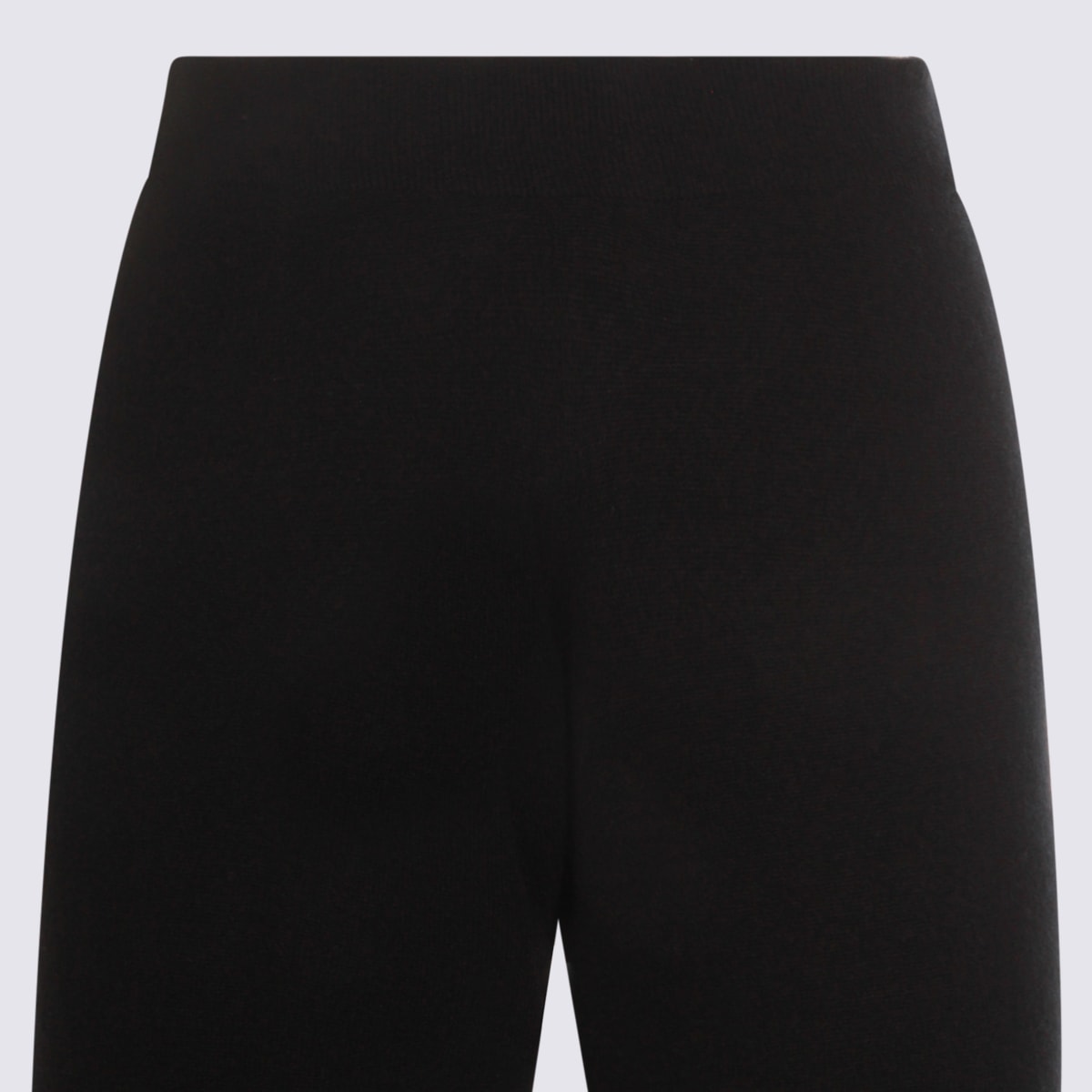 Allude Trousers Blacks And Greys In Black