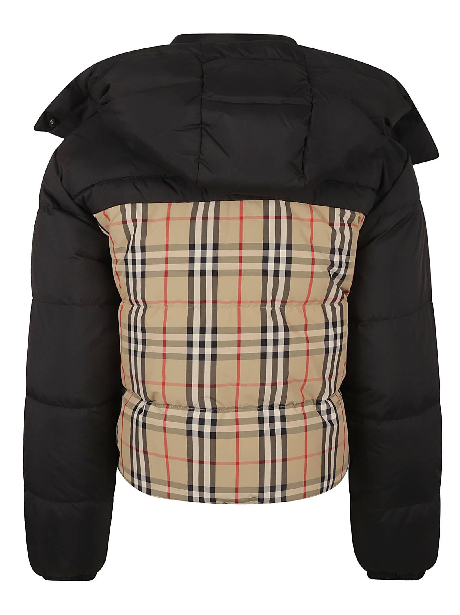 Shop Burberry Lydden Reversible Down Jacket In Archive Beige