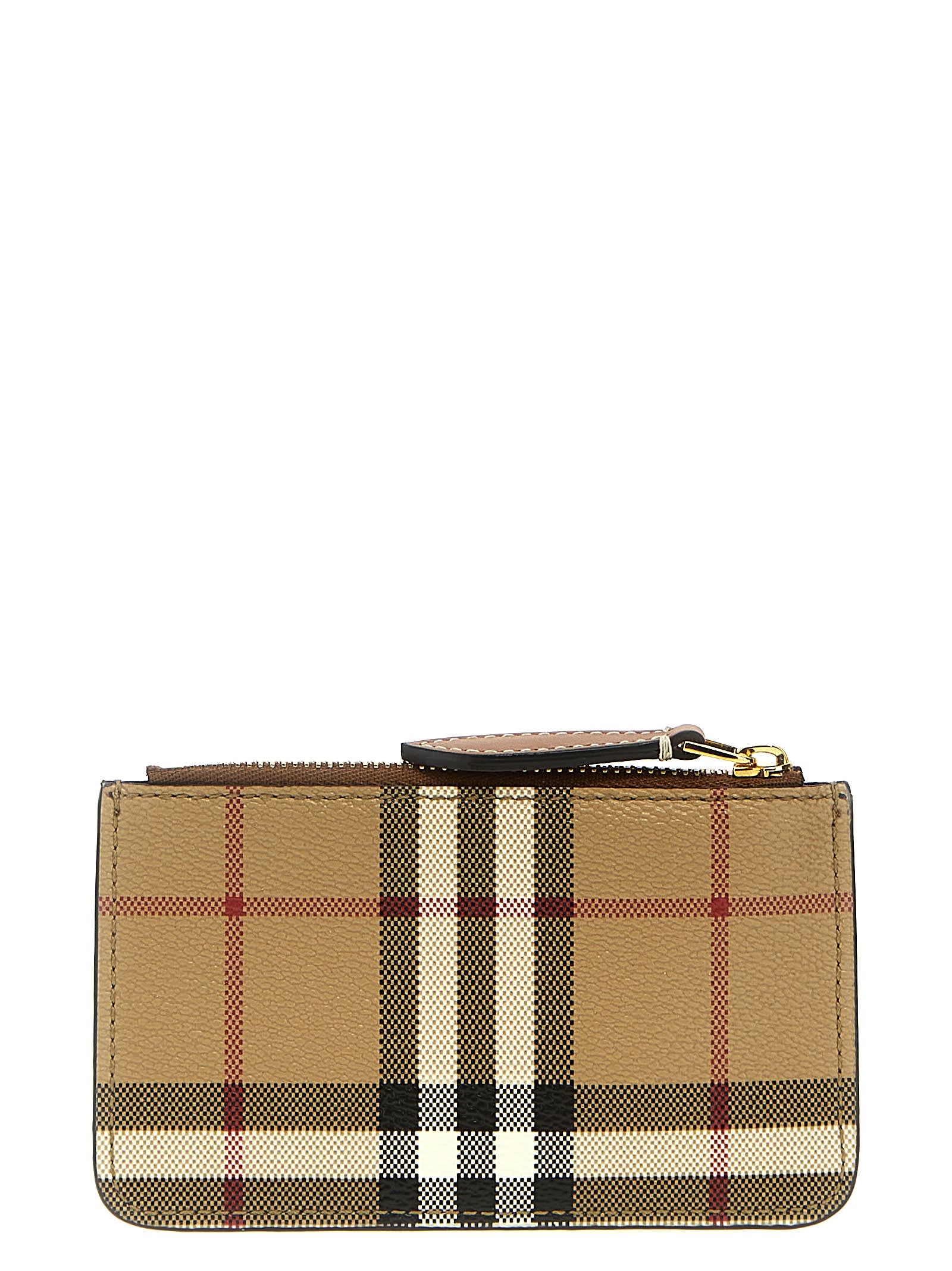 Shop Burberry Kelbrook Wallet In Beige