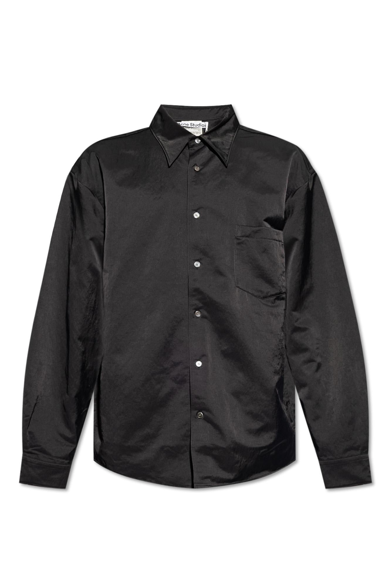Shop Acne Studios Relaxed-fitting Shirt In Black