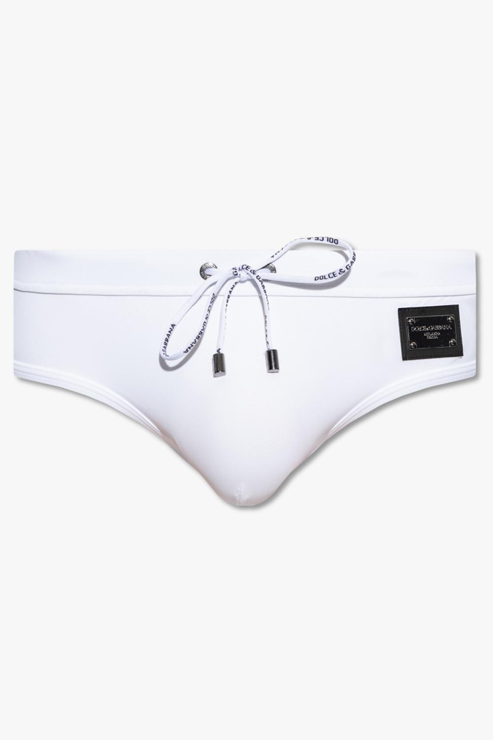Dolce & Gabbana Swimming Briefs In White