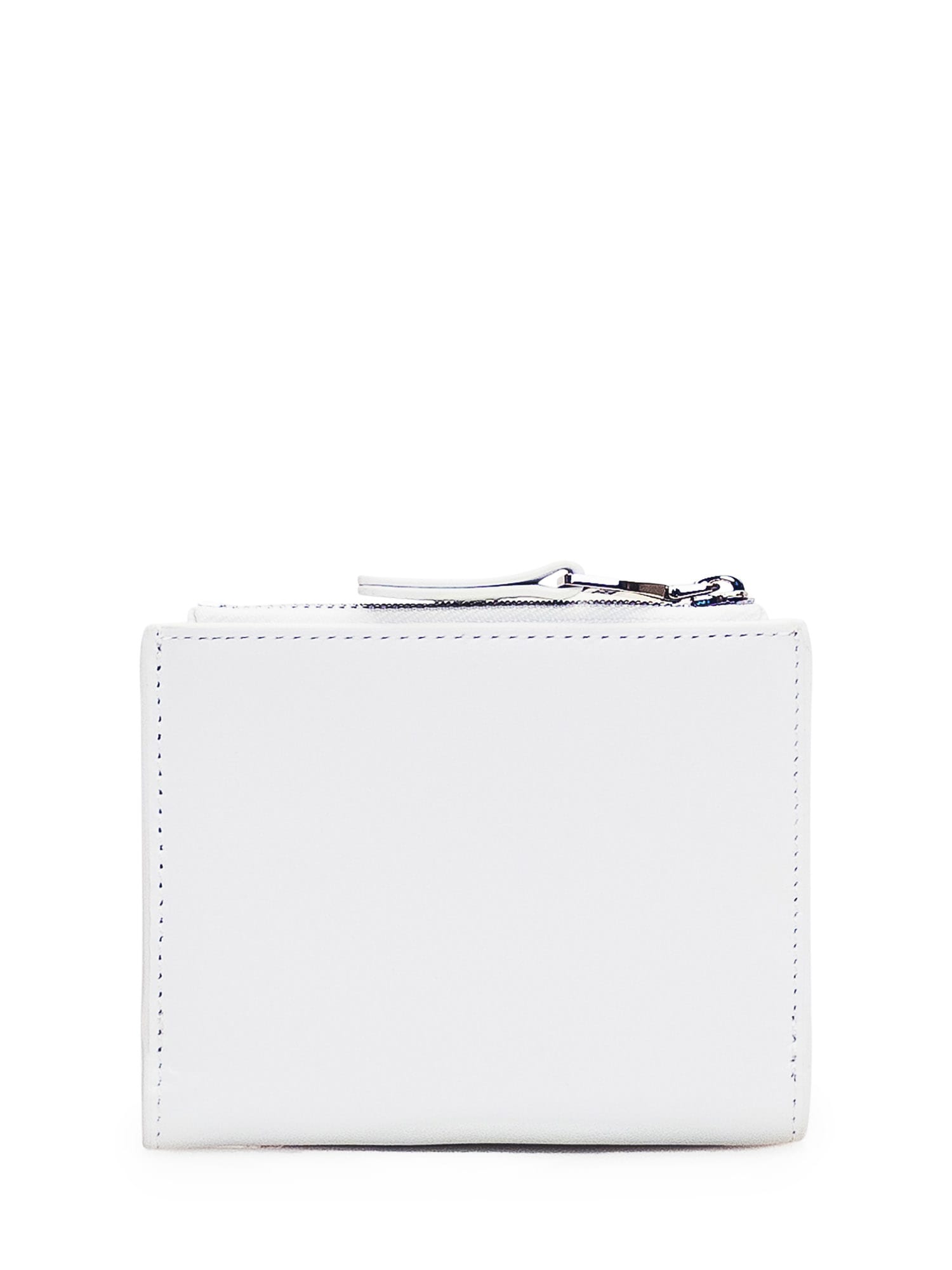Diesel Leather Wallet In Bianco
