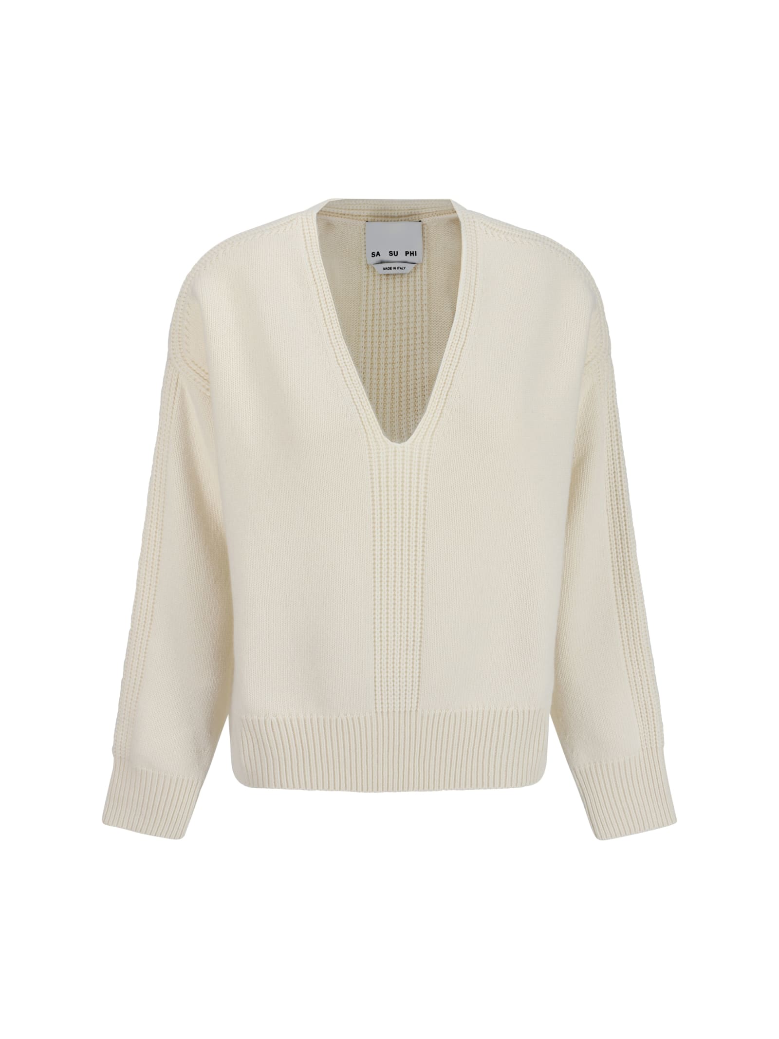 Shop Sa Su Phi Sweater In Ivory