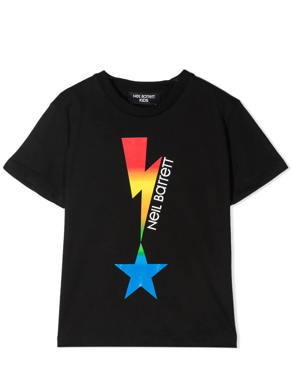 Click to view more detailed imagery on our partner's website Neil Barrett Kids' Print T-shirt In Black