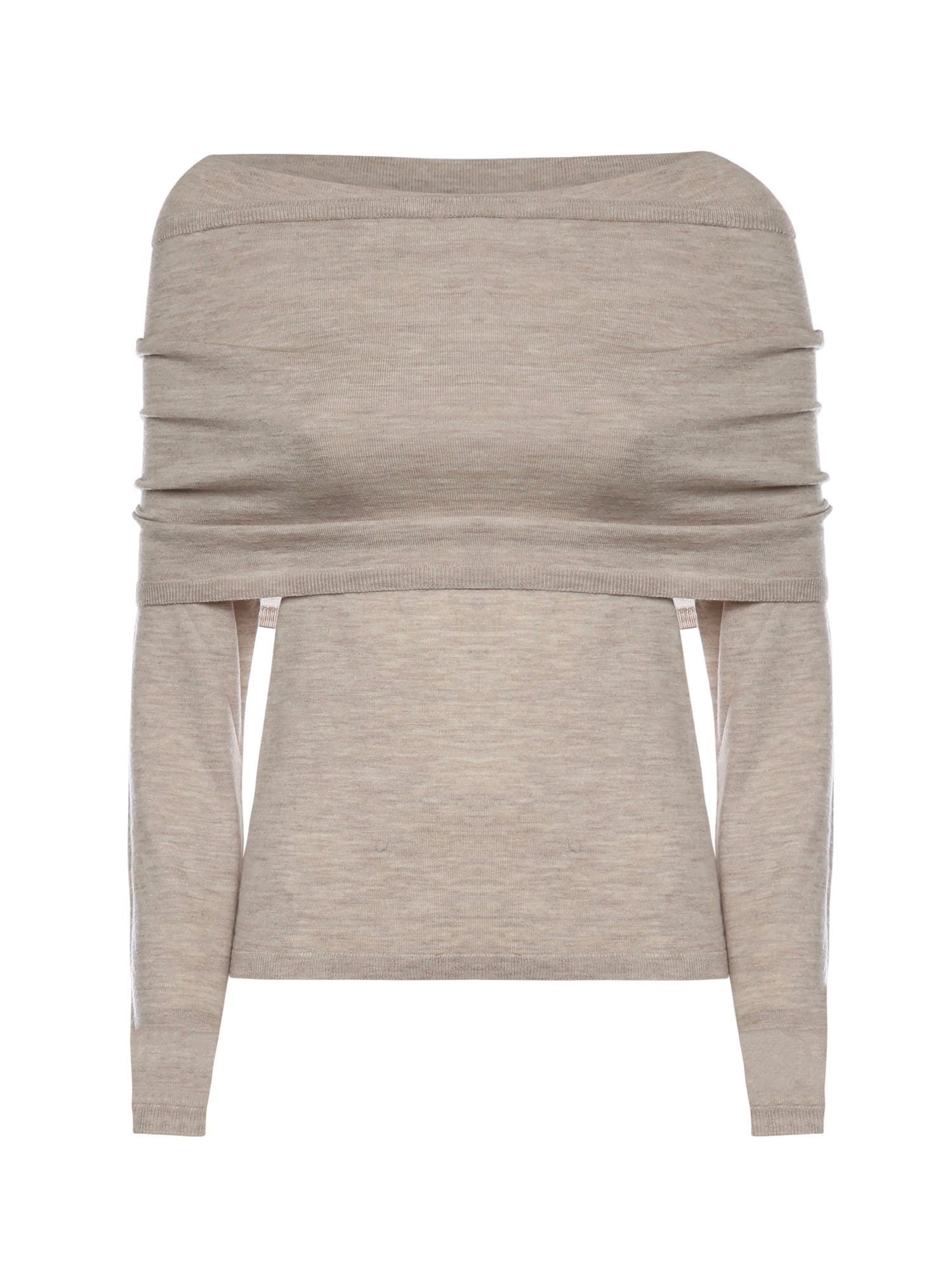 Max Mara Lightweight Cashmere Sweater In Neutral