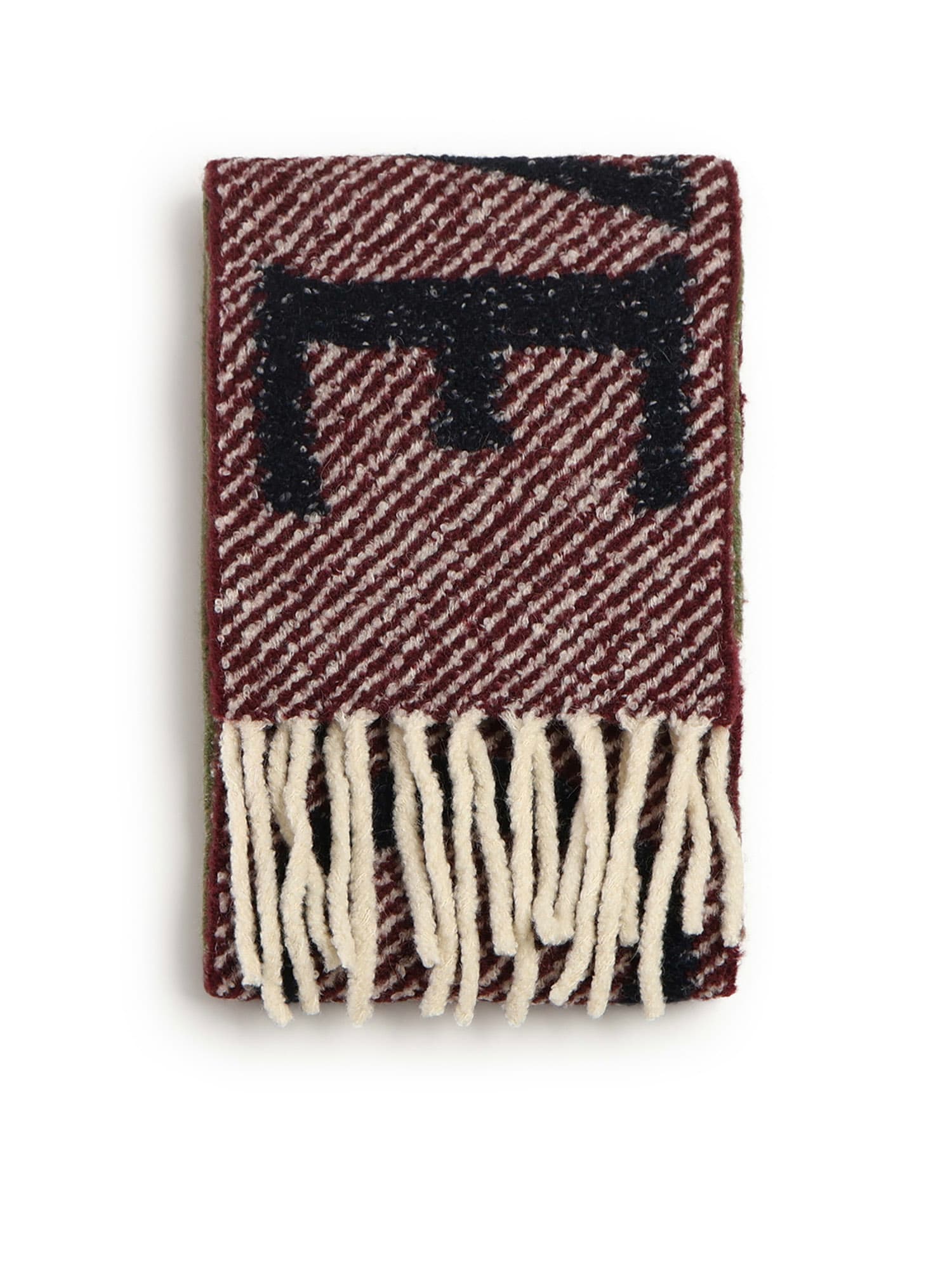 Loewe Wool And Alpaca Blend Scarf In Multi