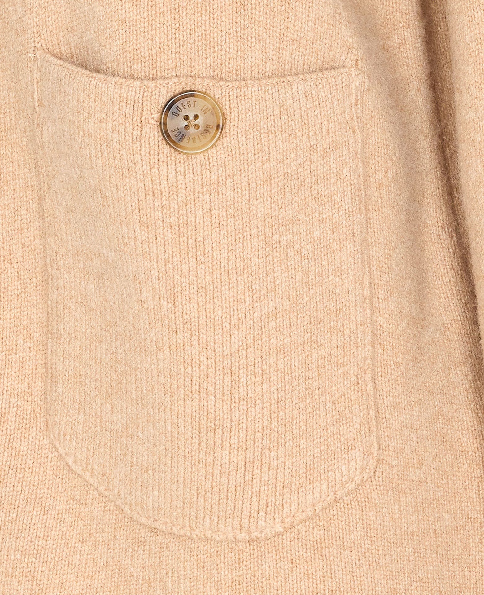 Guest In Residence Western Fringe Wool-blend Cardigan In Neutral