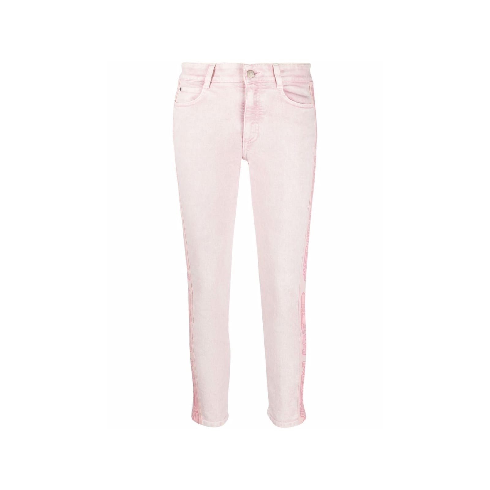 Shop Stella Mccartney Slim Denim Jeans In Pink
