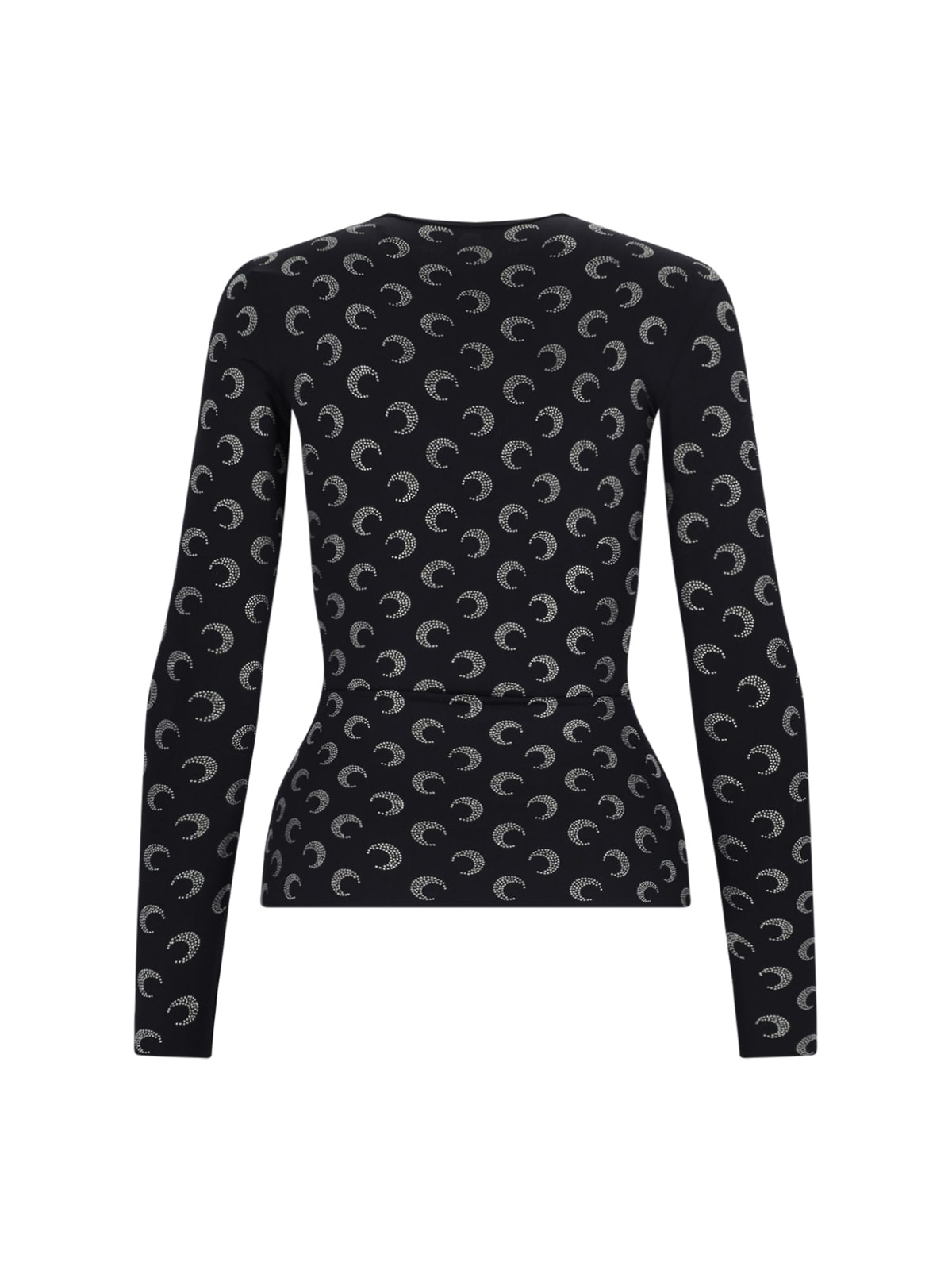 Marine Serre Moon Jacquard Knit Cardigan
