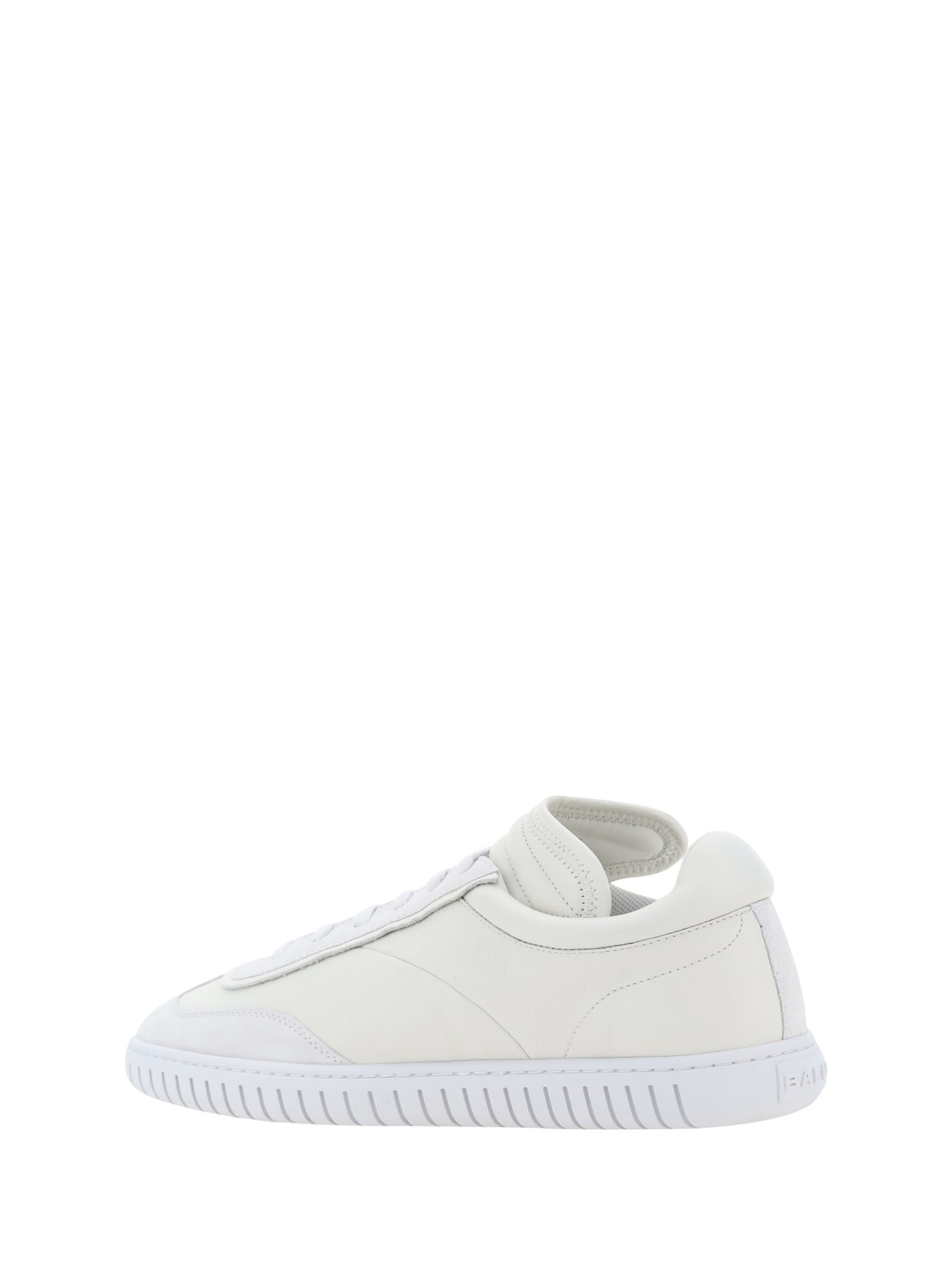 Bally Leather Sneakers In White
