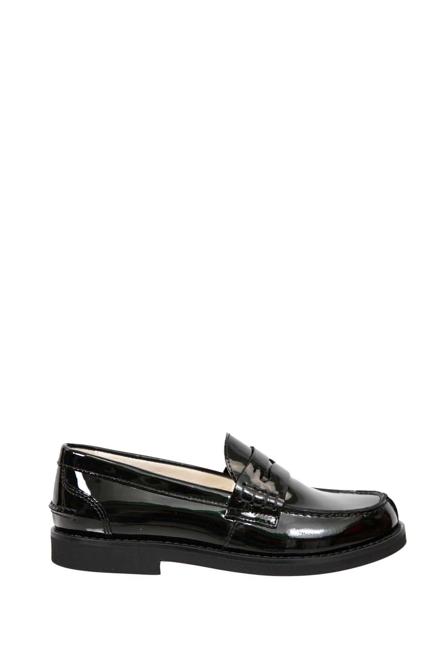 Andrea Montelpare Kids' Patent Leather Loafers