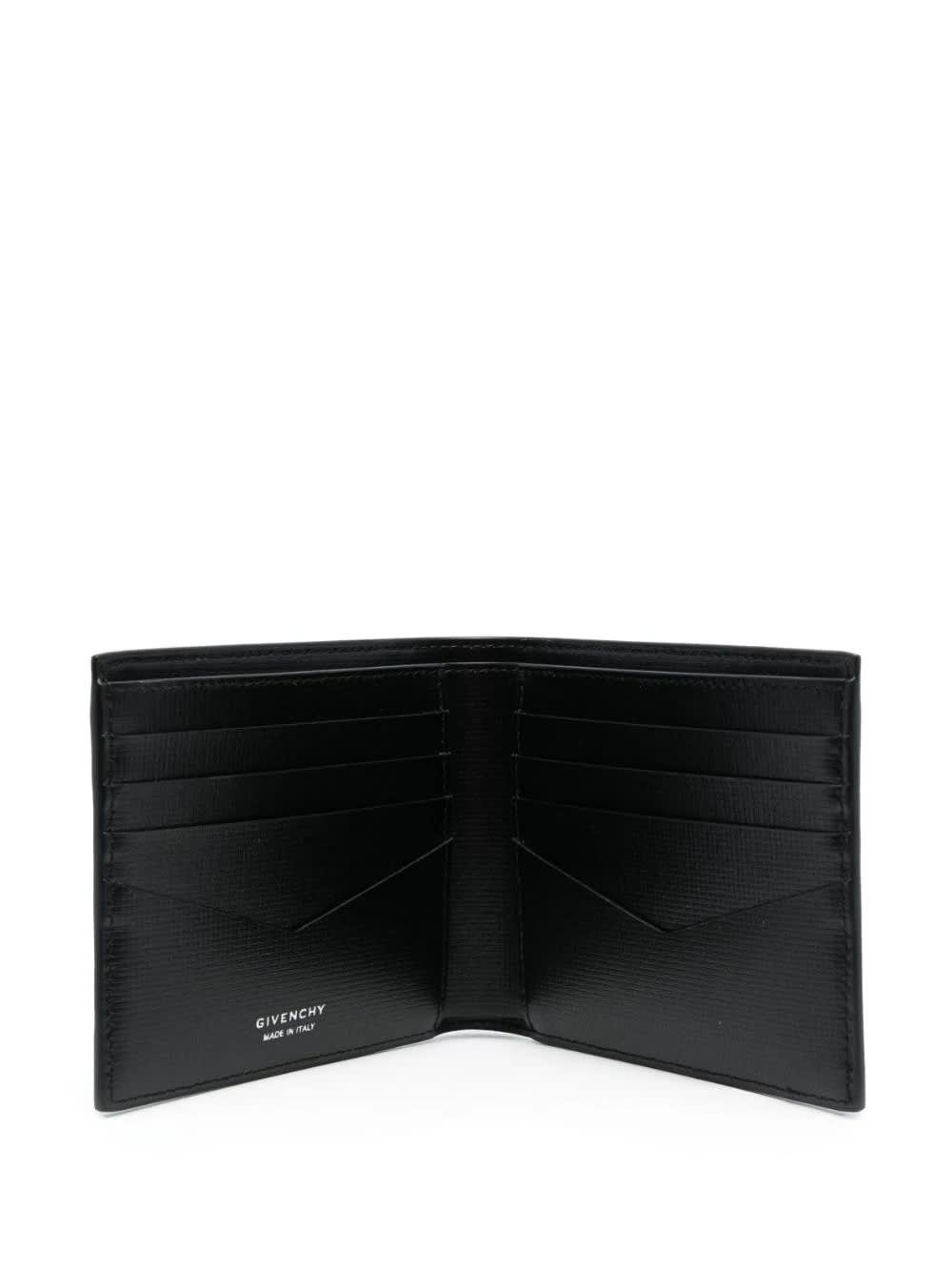 Shop Givenchy Wallet In Black Classique 4g Leather