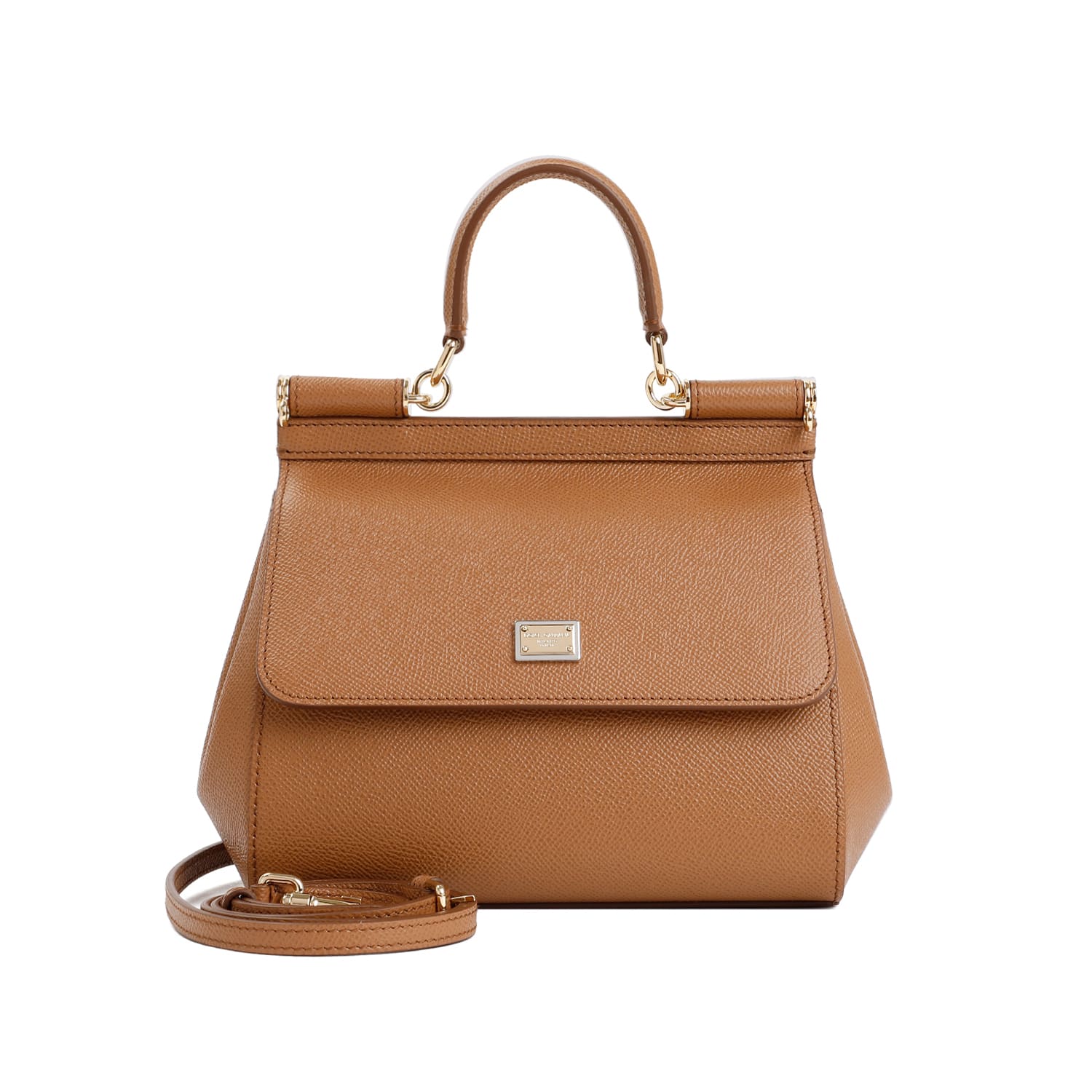 Dolce & Gabbana Miss Sicily Bag In Caramello