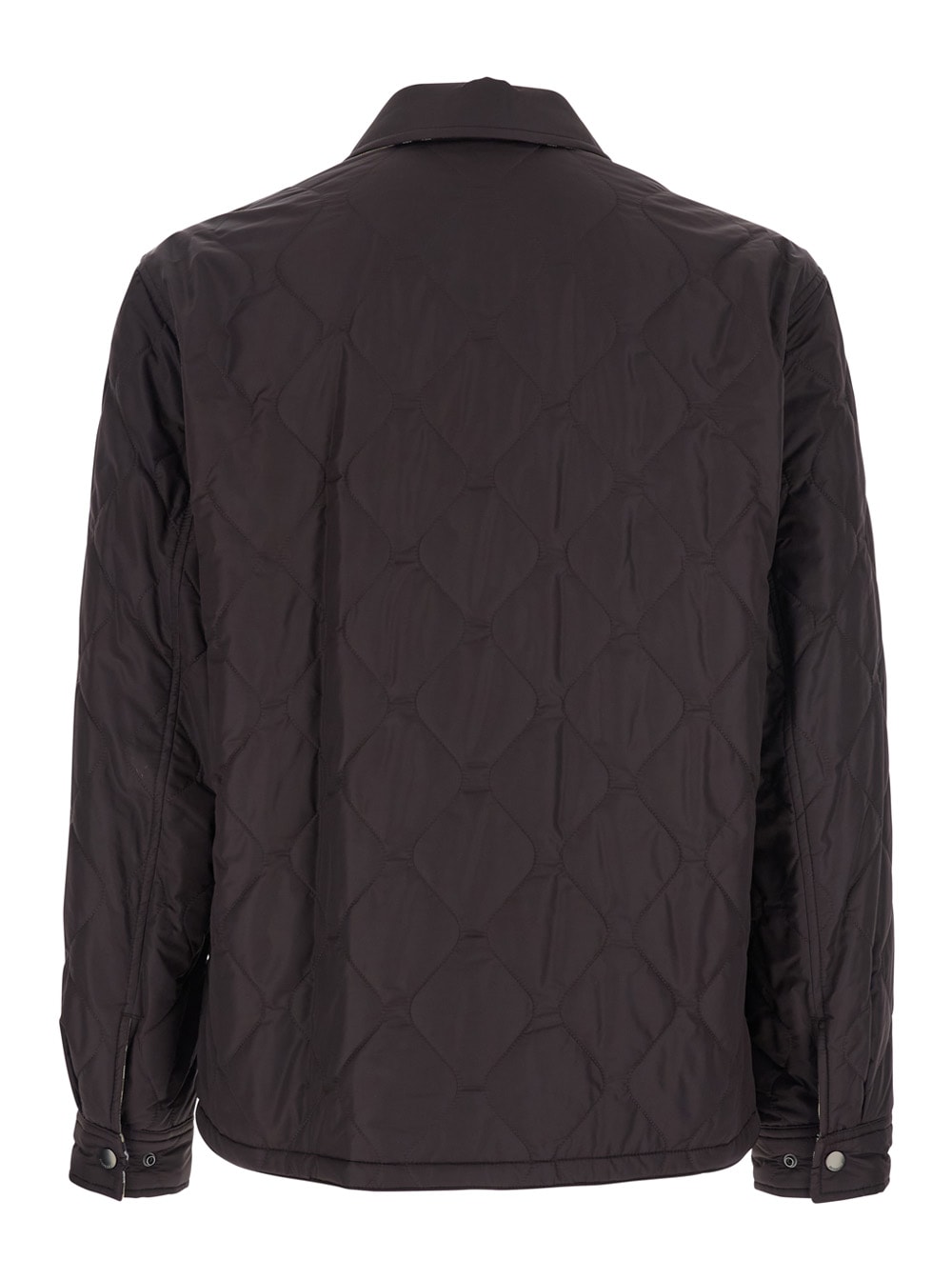 Burberry Insulated Jackets With Front Pockets And Long Sleeves In Brown