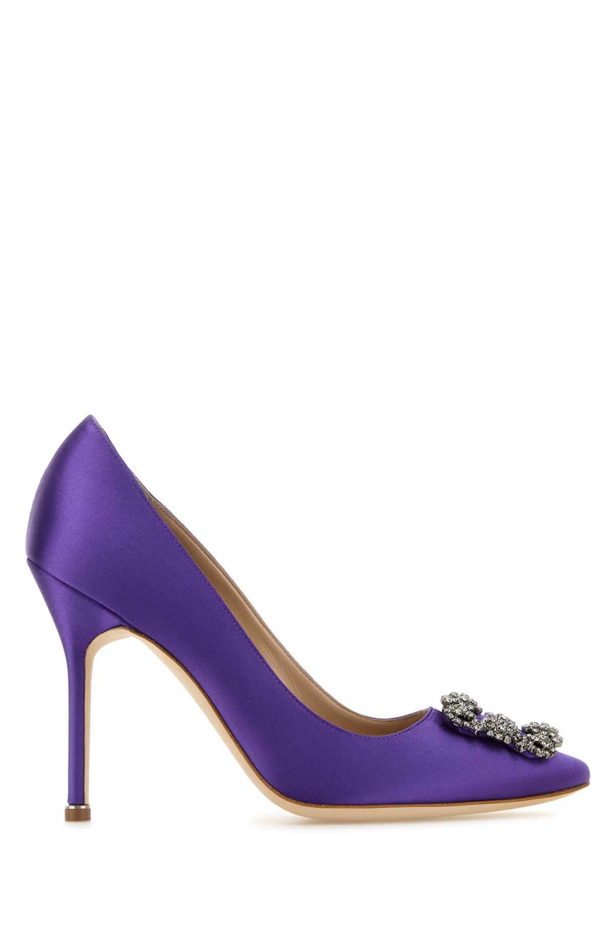 Purple Satin Hangisi Pumps