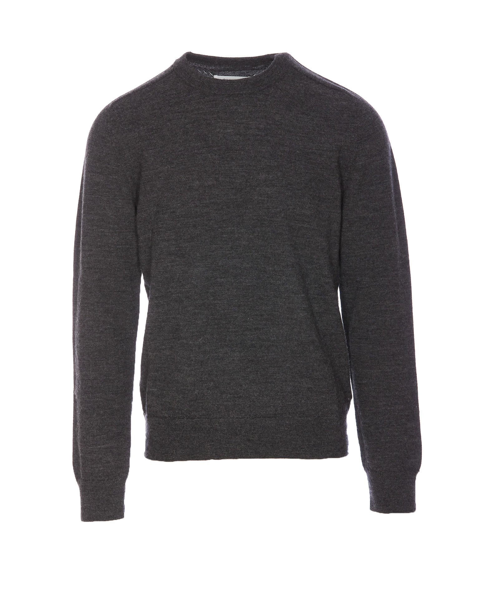 Shop Maison Margiela Elbow Patch Sweater In Grey