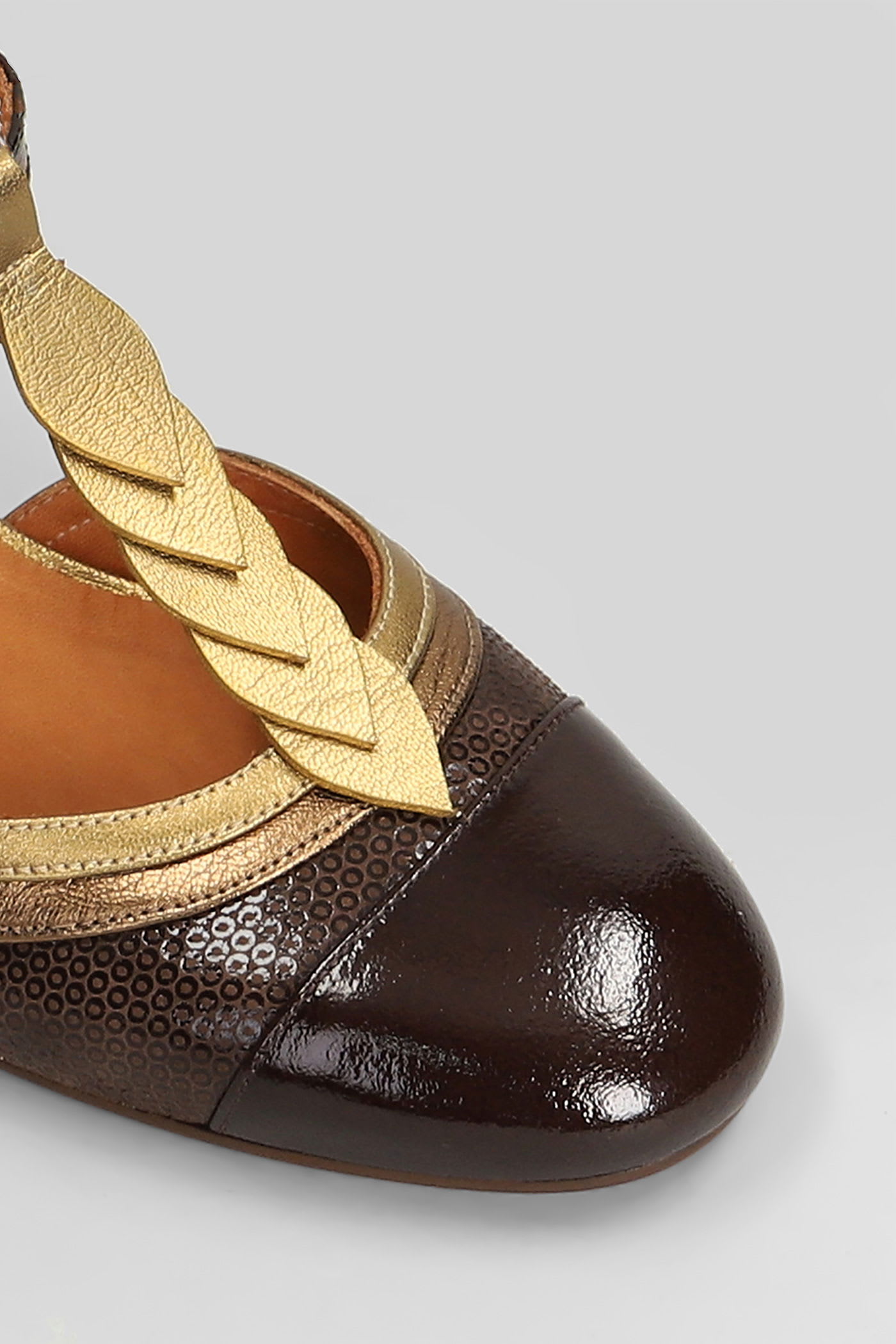 Chie Mihara Leopard-print T-bar Pumps In Brown
