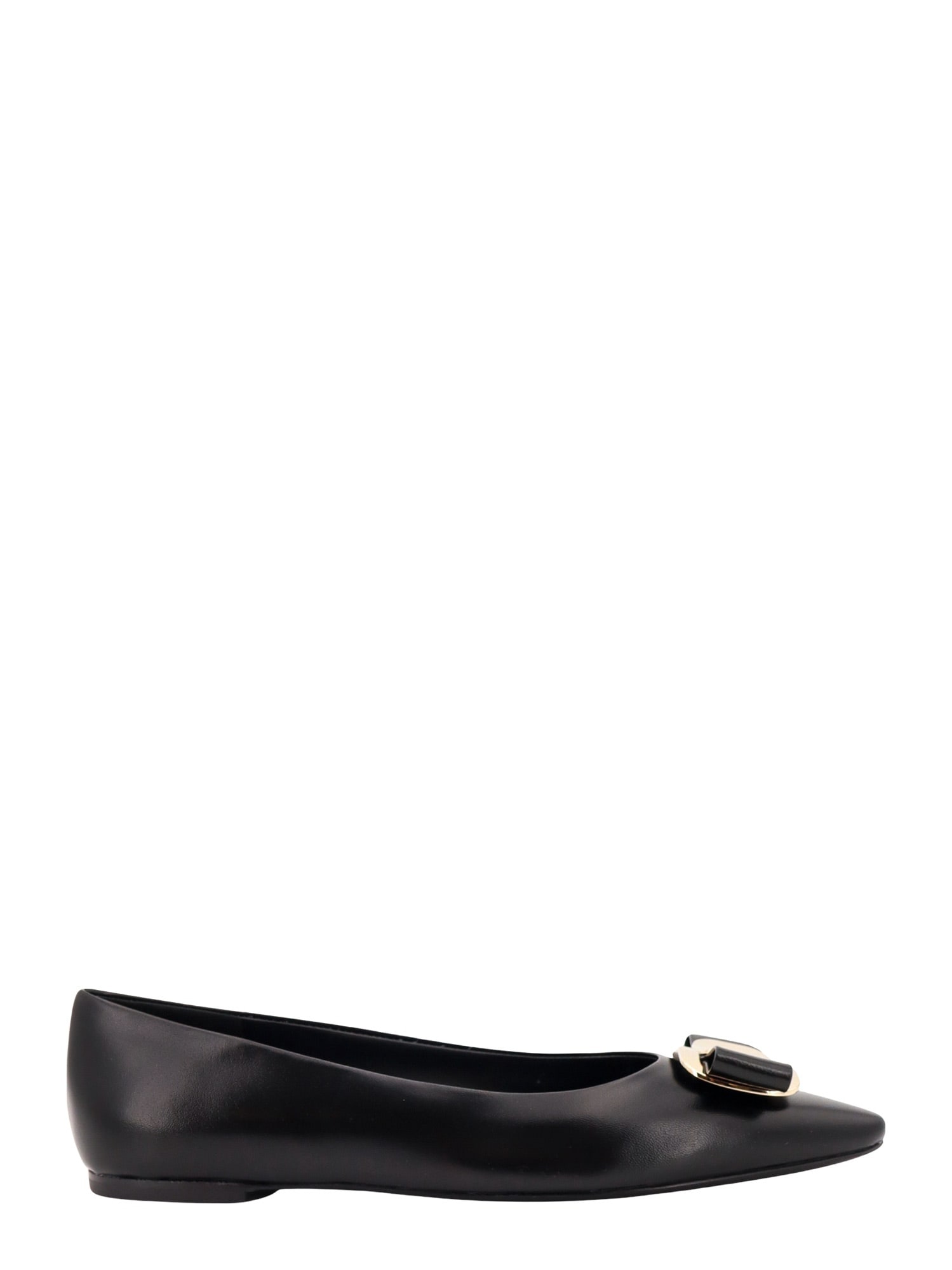 Shop Ferragamo Ballerinas In Black