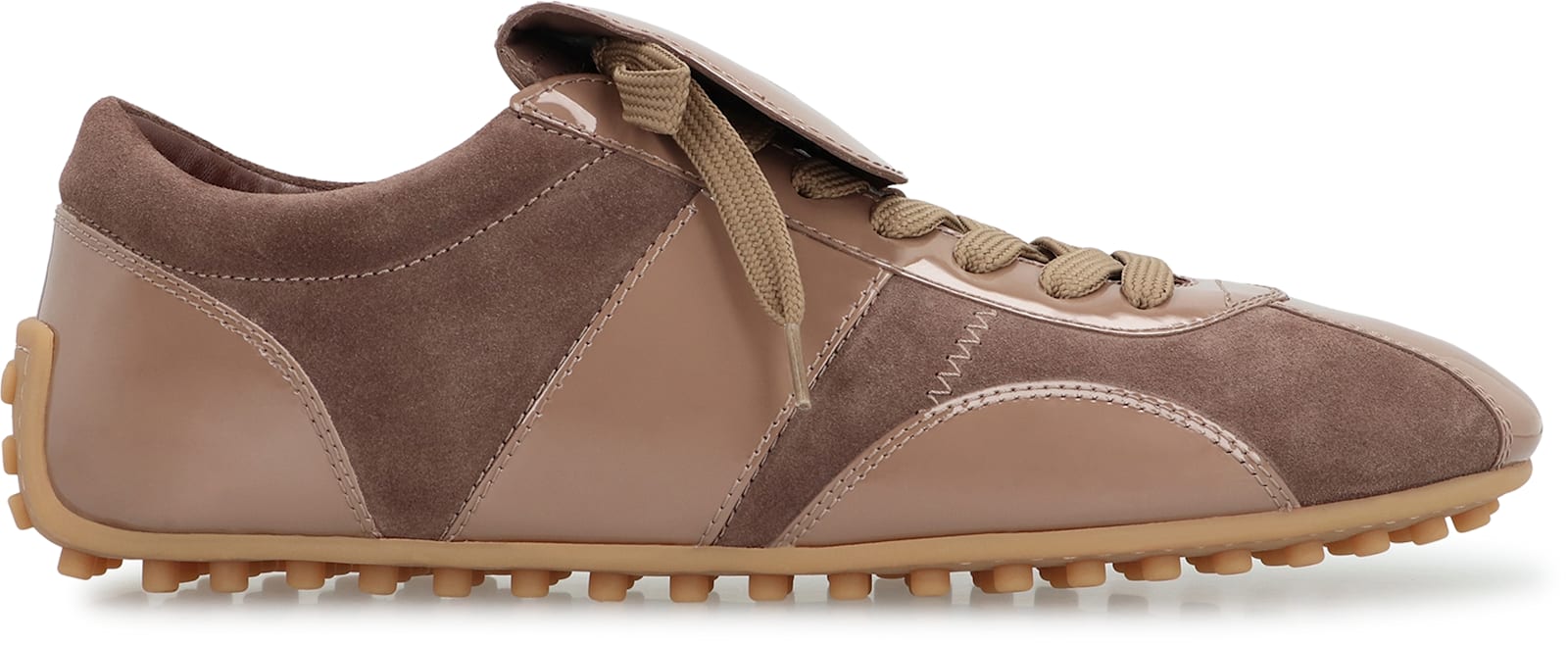 Tod's Tods T-marathon Suede Low-top Sneakers In Brown