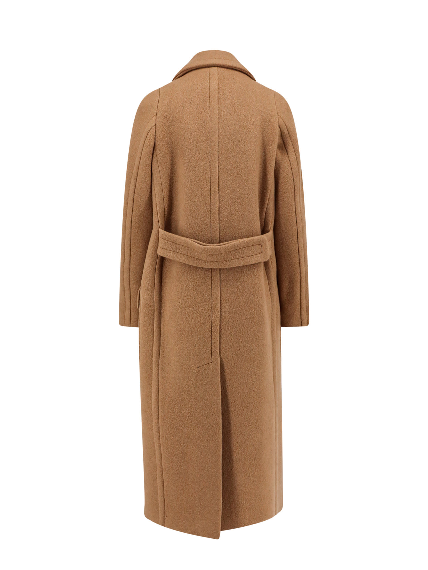 Shop Dries Van Noten Coat In Beige