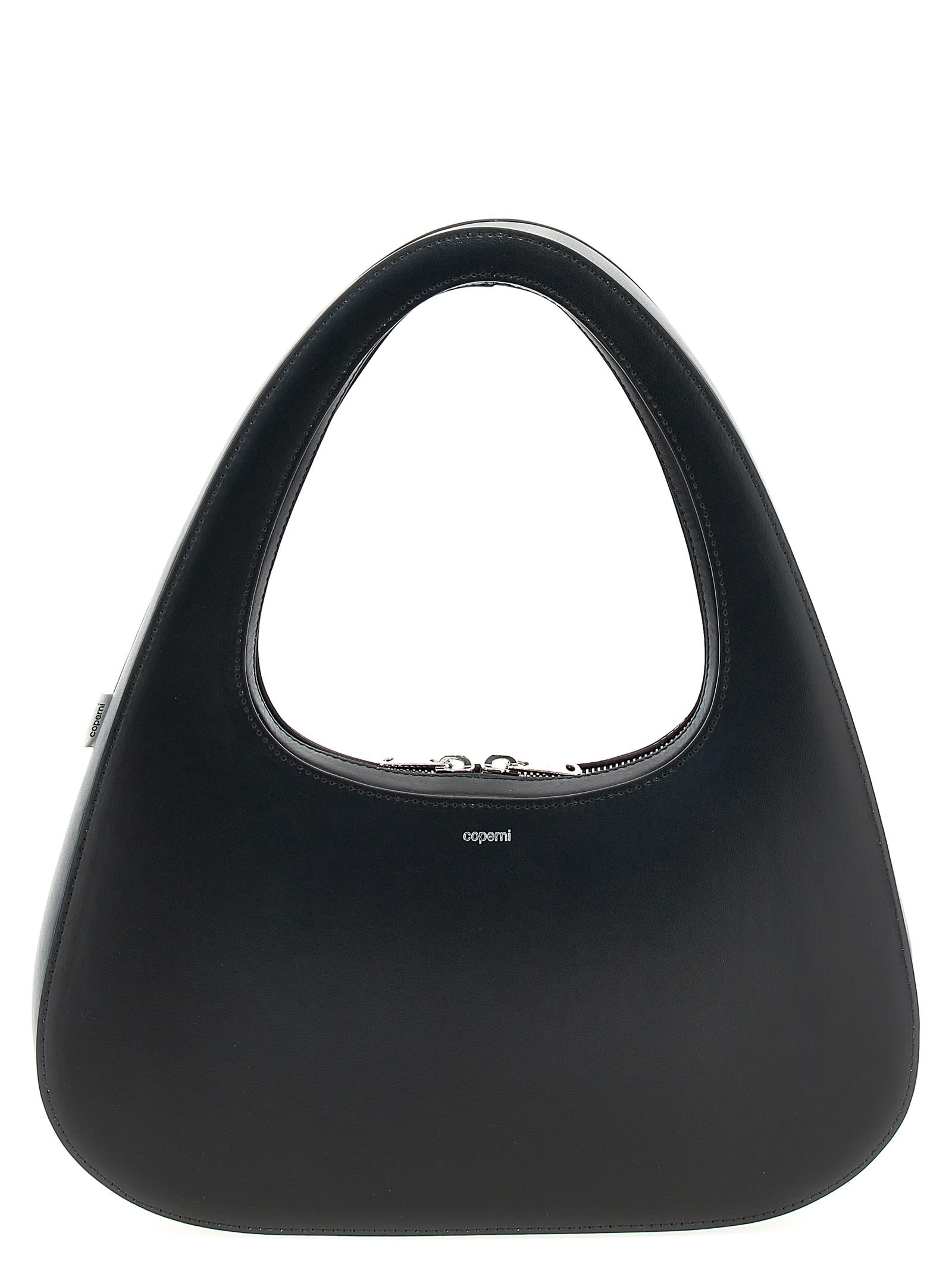 Shop Coperni Large Baguette Swipe Bag Handbag In Black