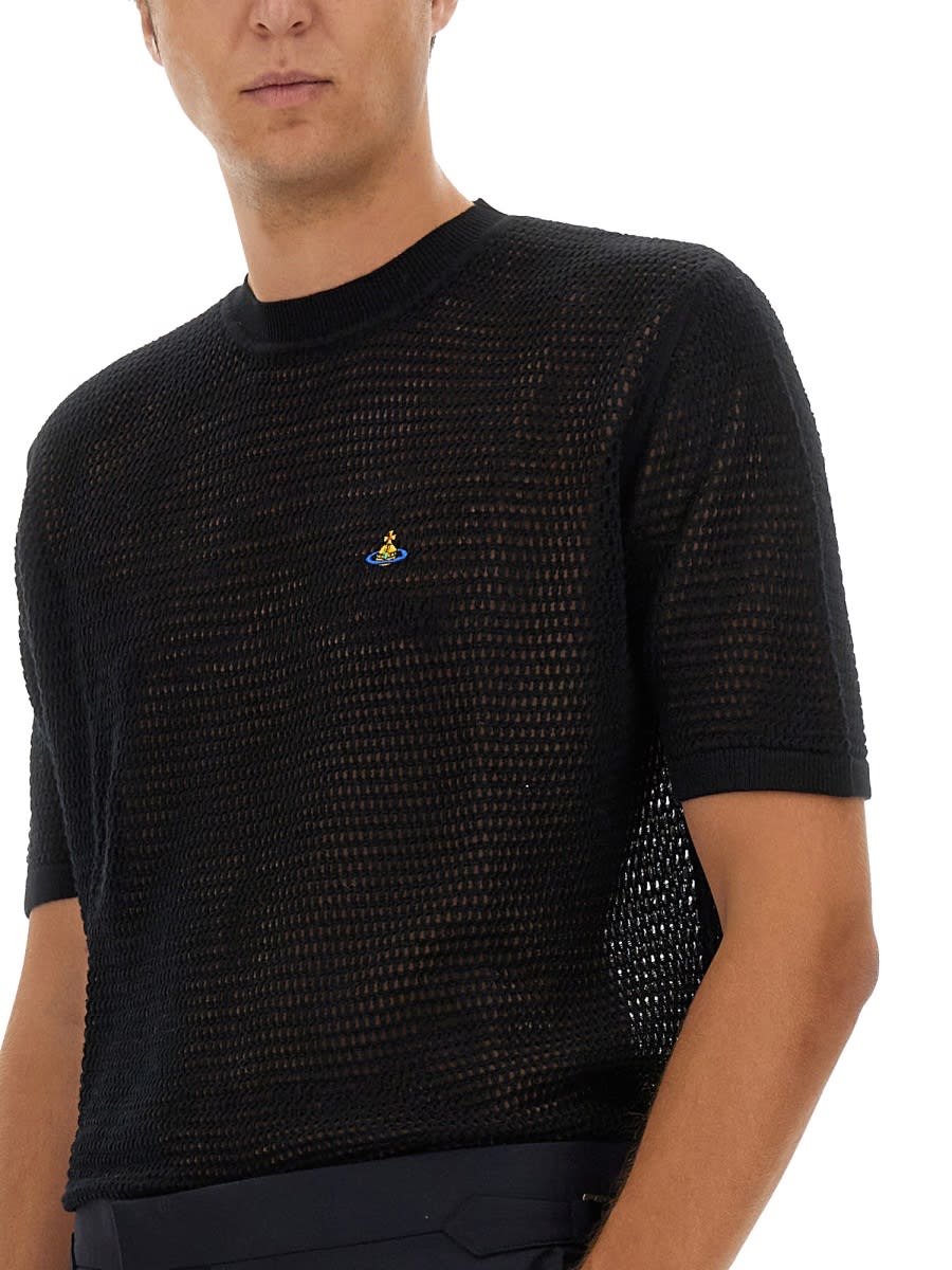 Vivienne Westwood Jersey "julian" In Black