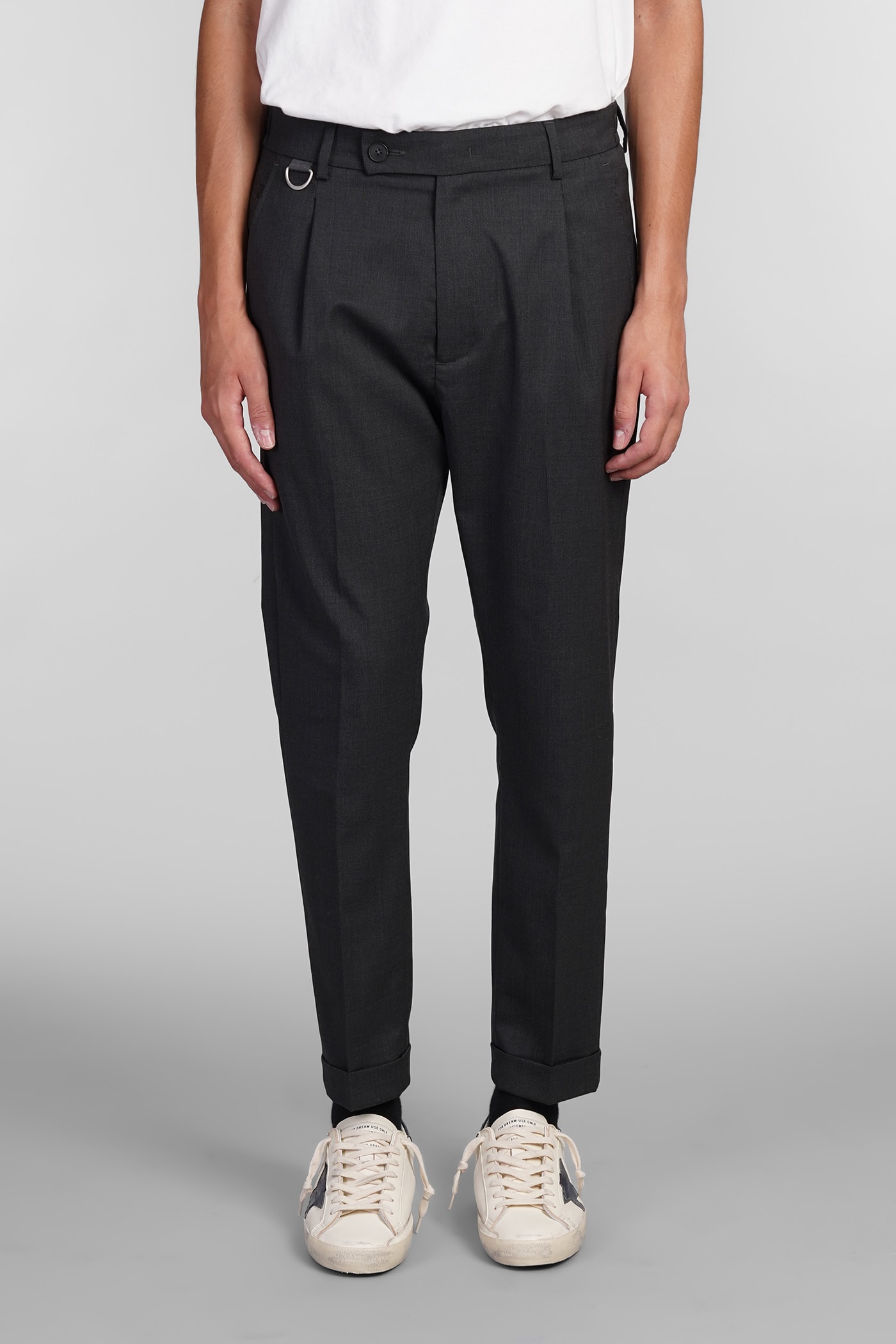 Riviera Pants In Grey Wool