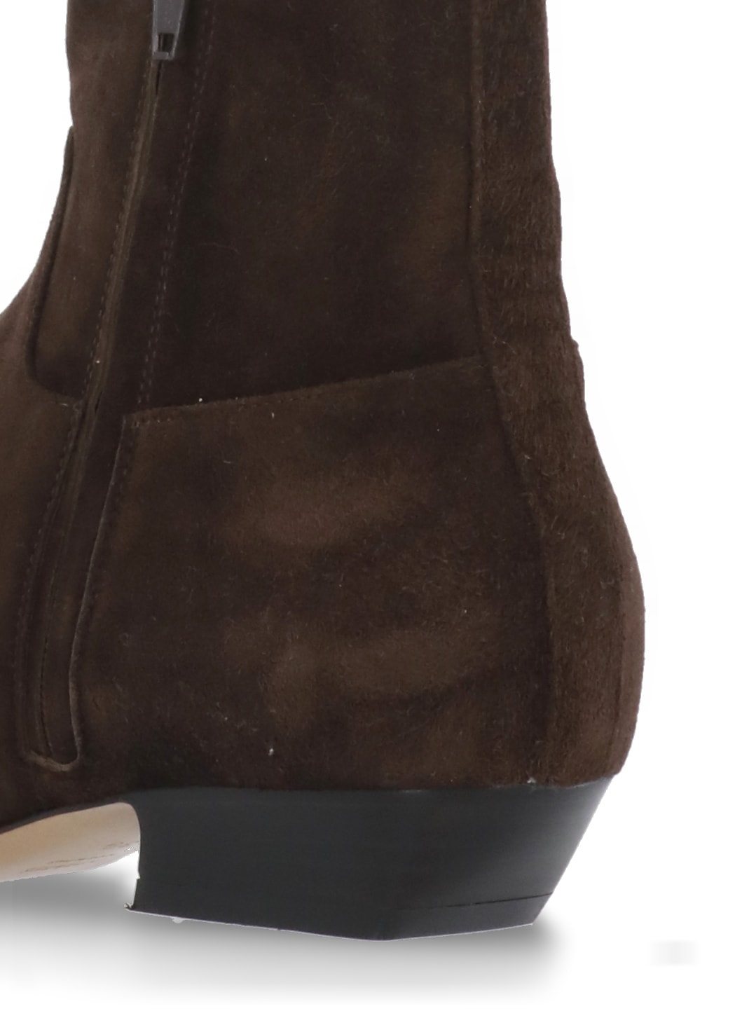Shop Khaite Pointed Toe Boots In Brown