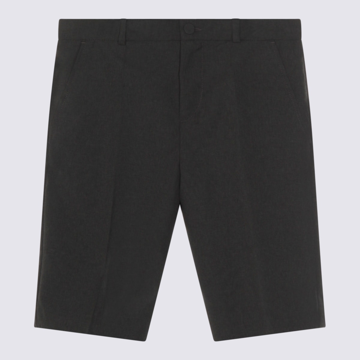Gucci Grey Wool Shorts In Gray