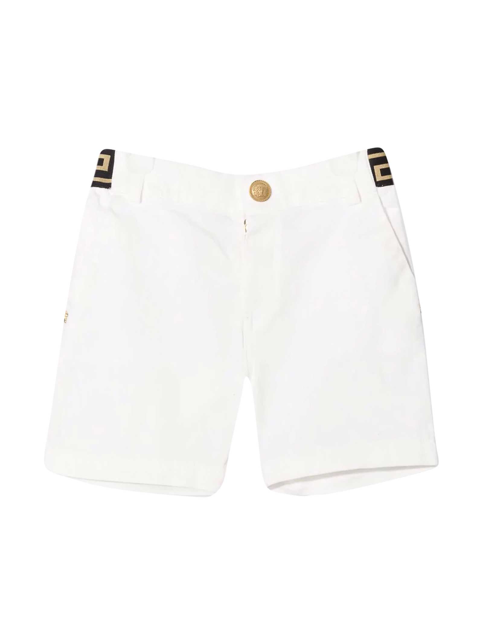 Versace Young White Shorts
