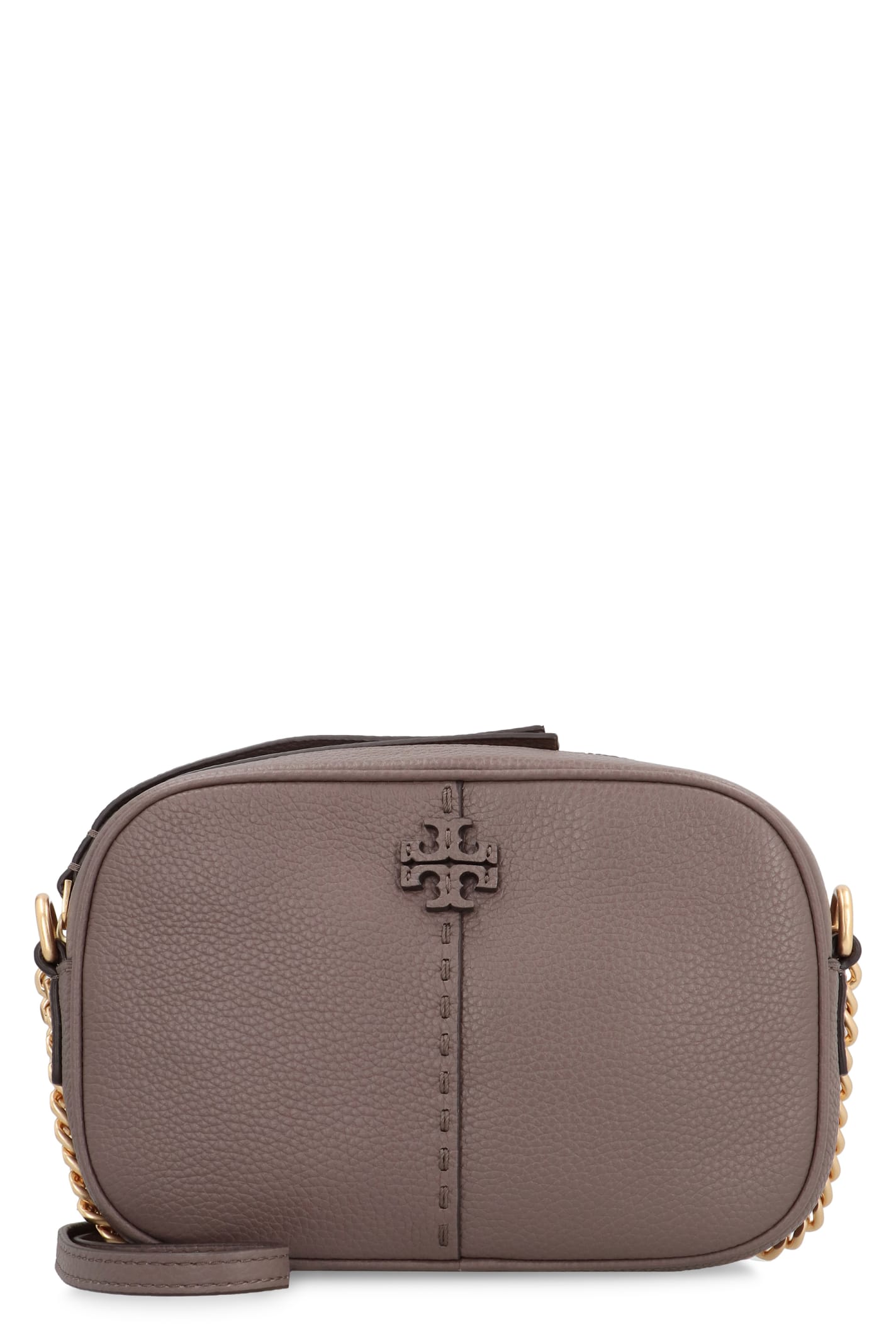 Tory Burch Mcgraw Camera Shoulder Bag In Turtledove