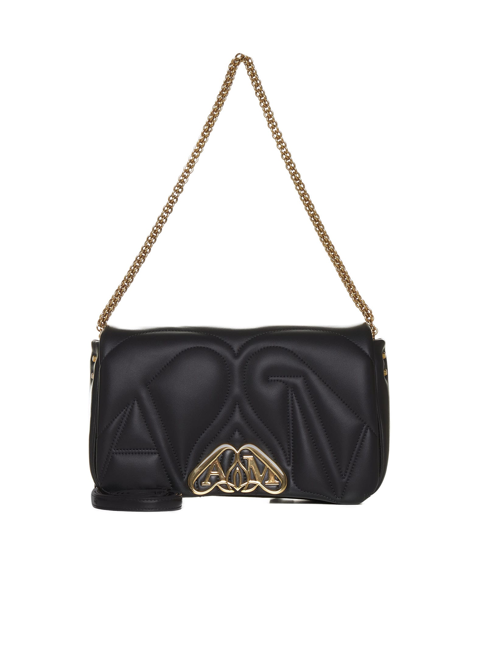Alexander Mcqueen The Seal Bag In Black