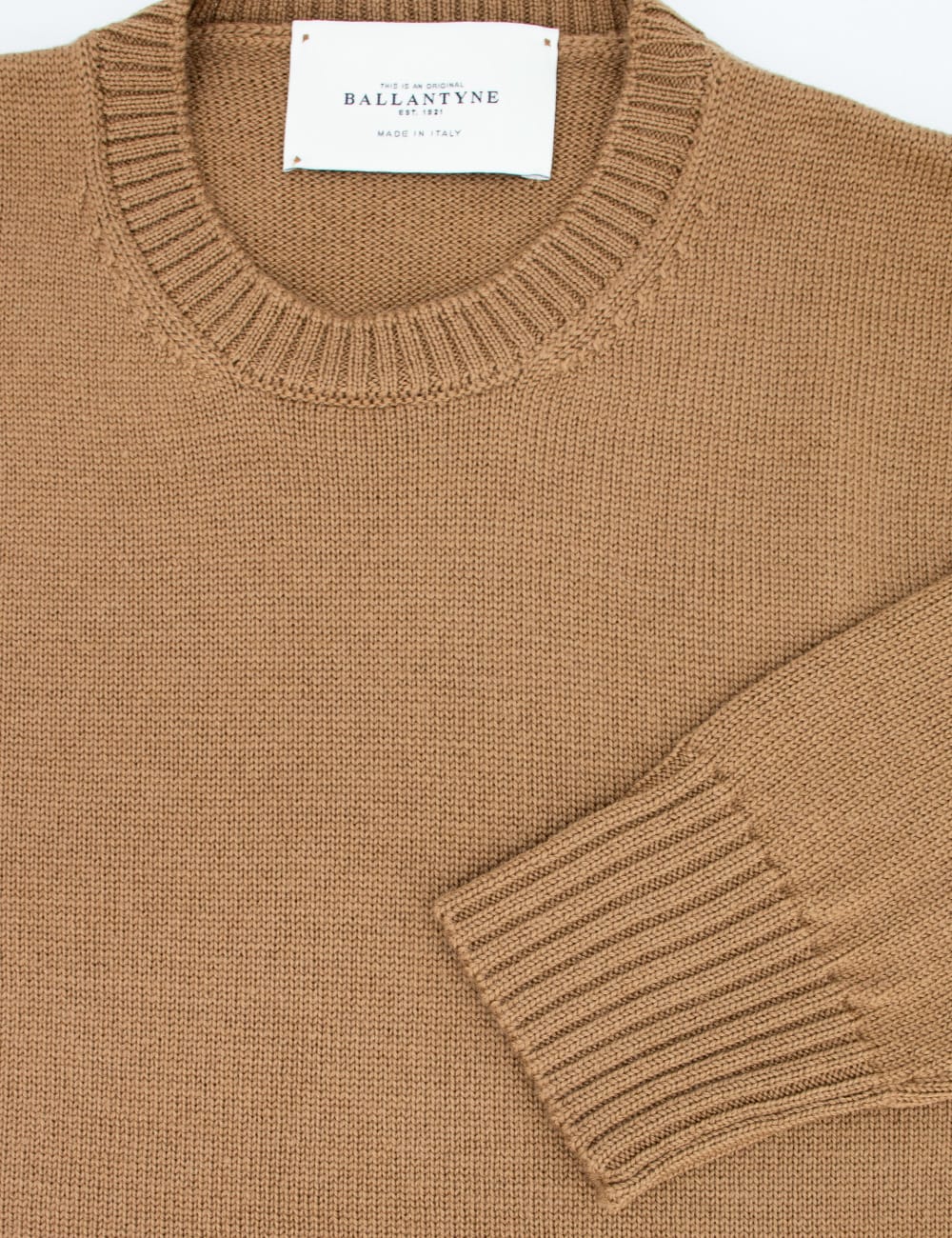 Shop Ballantyne Pullover In Brown Siena