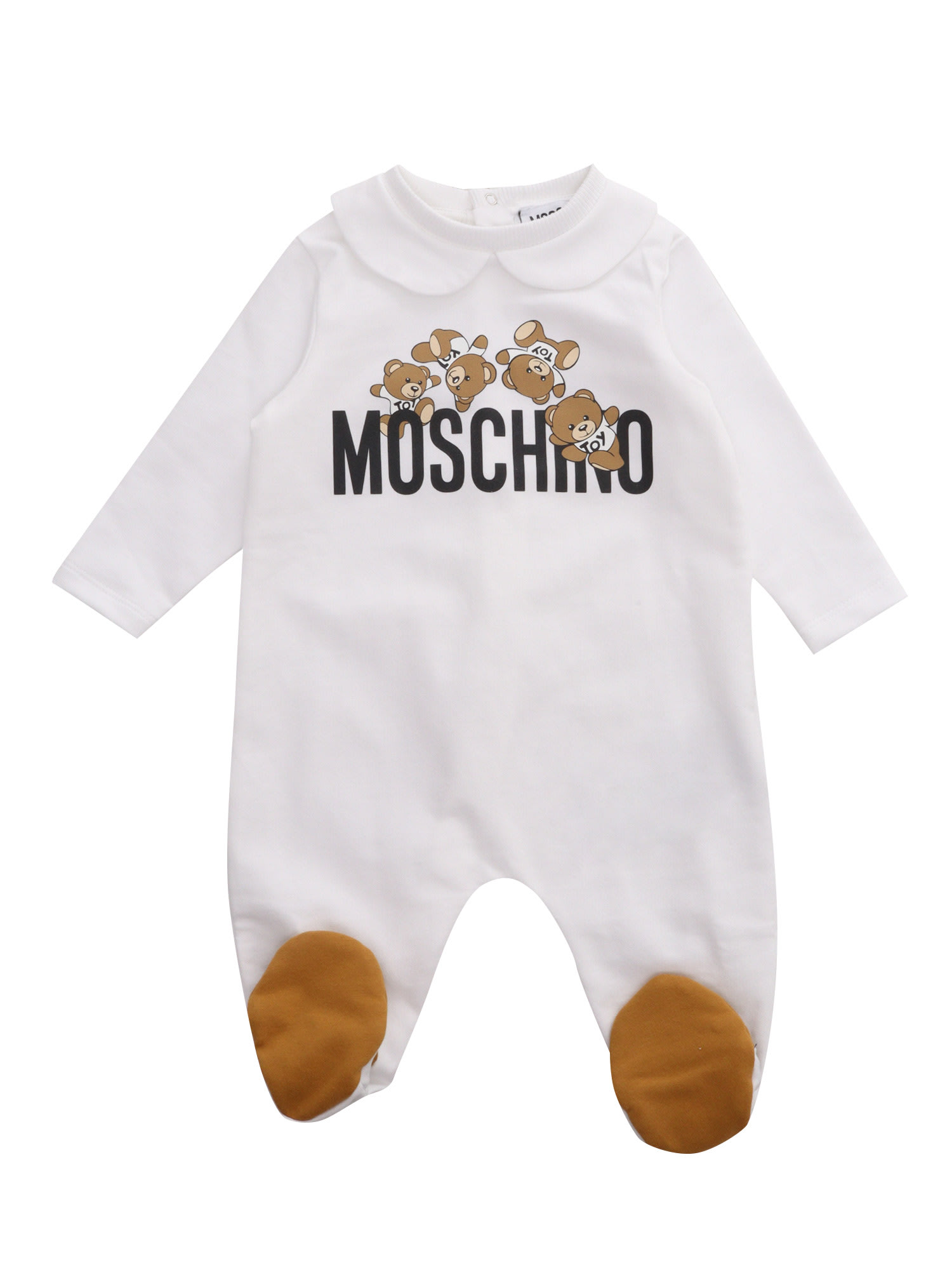 Moschino Babies' White Playsuite